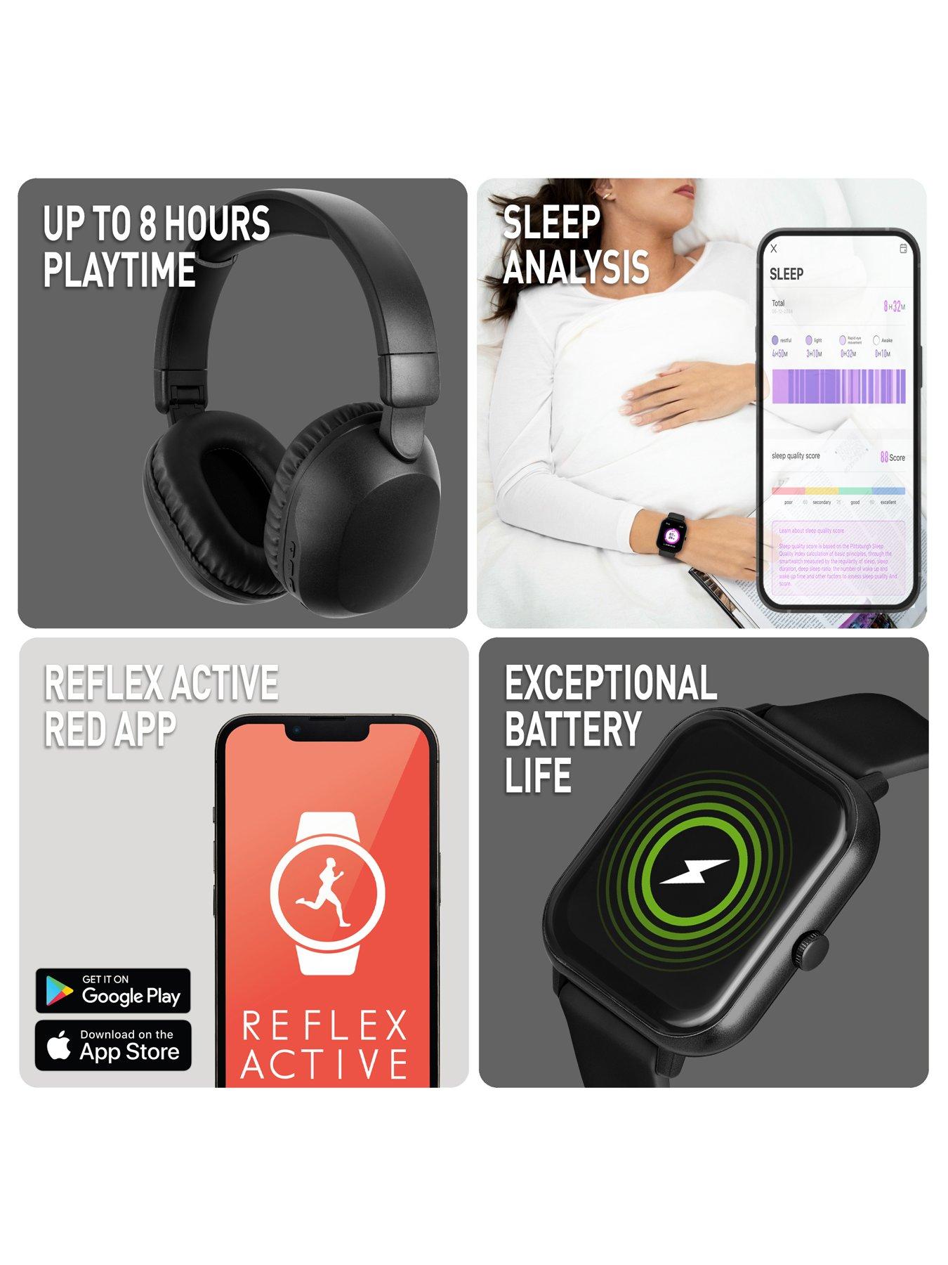 Image 3 of 6 of Reflex Active Nexus Calling Smart Watch and Headphone Set