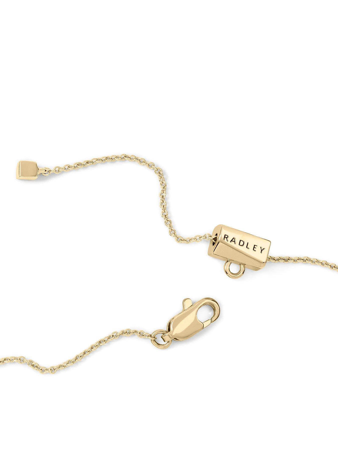 Image 3 of 6 of Radley 18ct Gold Plated Hammered Heart Necklace