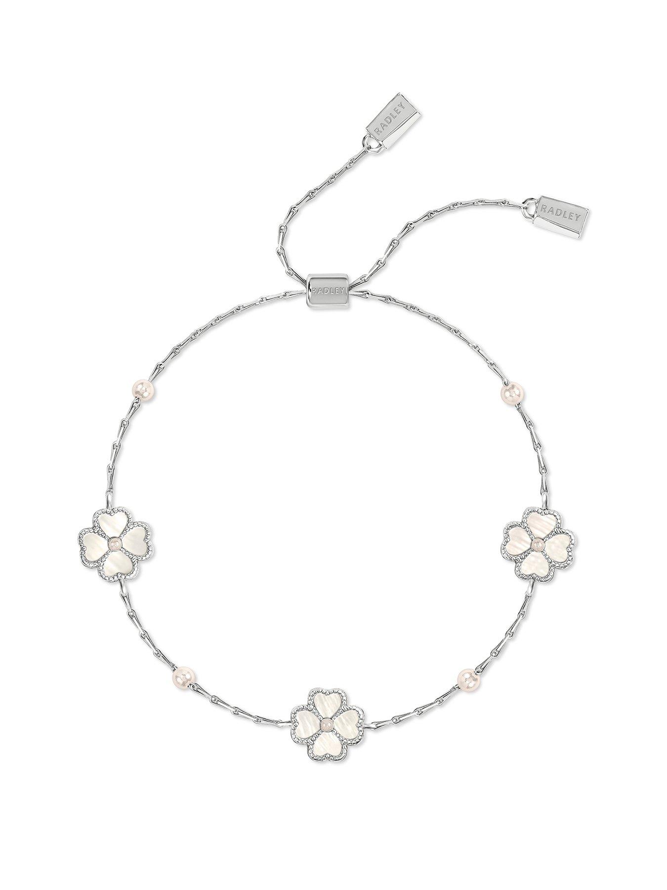 Radley S MOP Heart Flower Friendship Bracelet