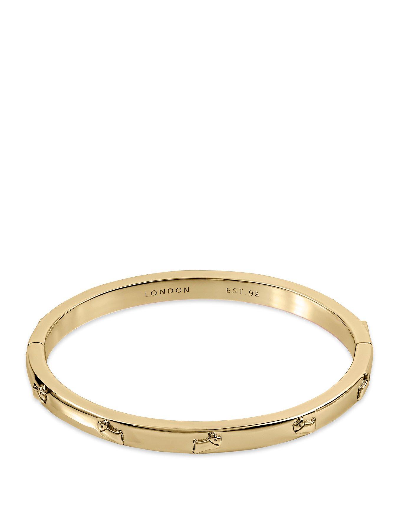 Radley 18ct GP Jumping Dog Bangle