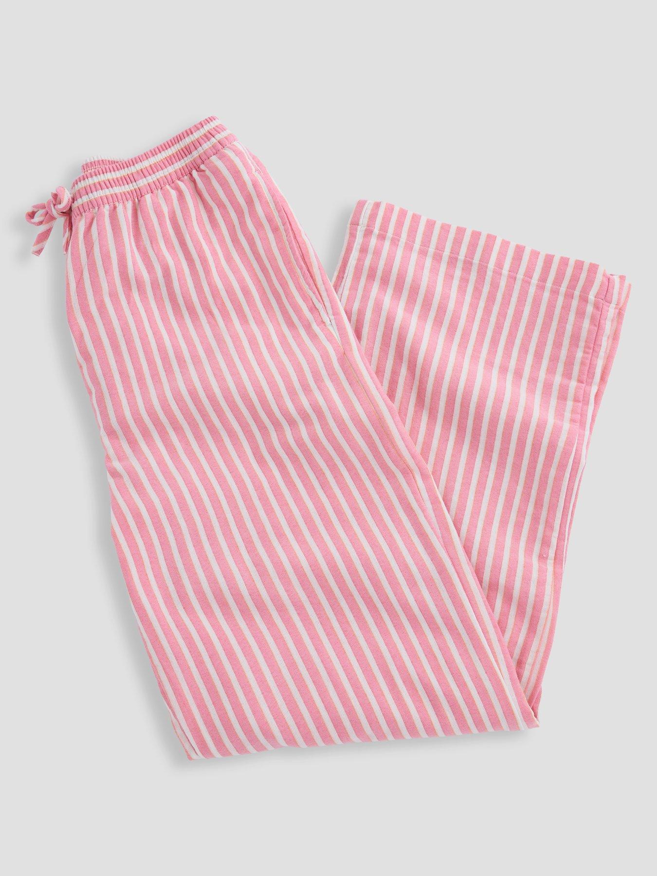 Image 5 of 5 of The Very Collection Girls Stripe Woven Trousers - Pink