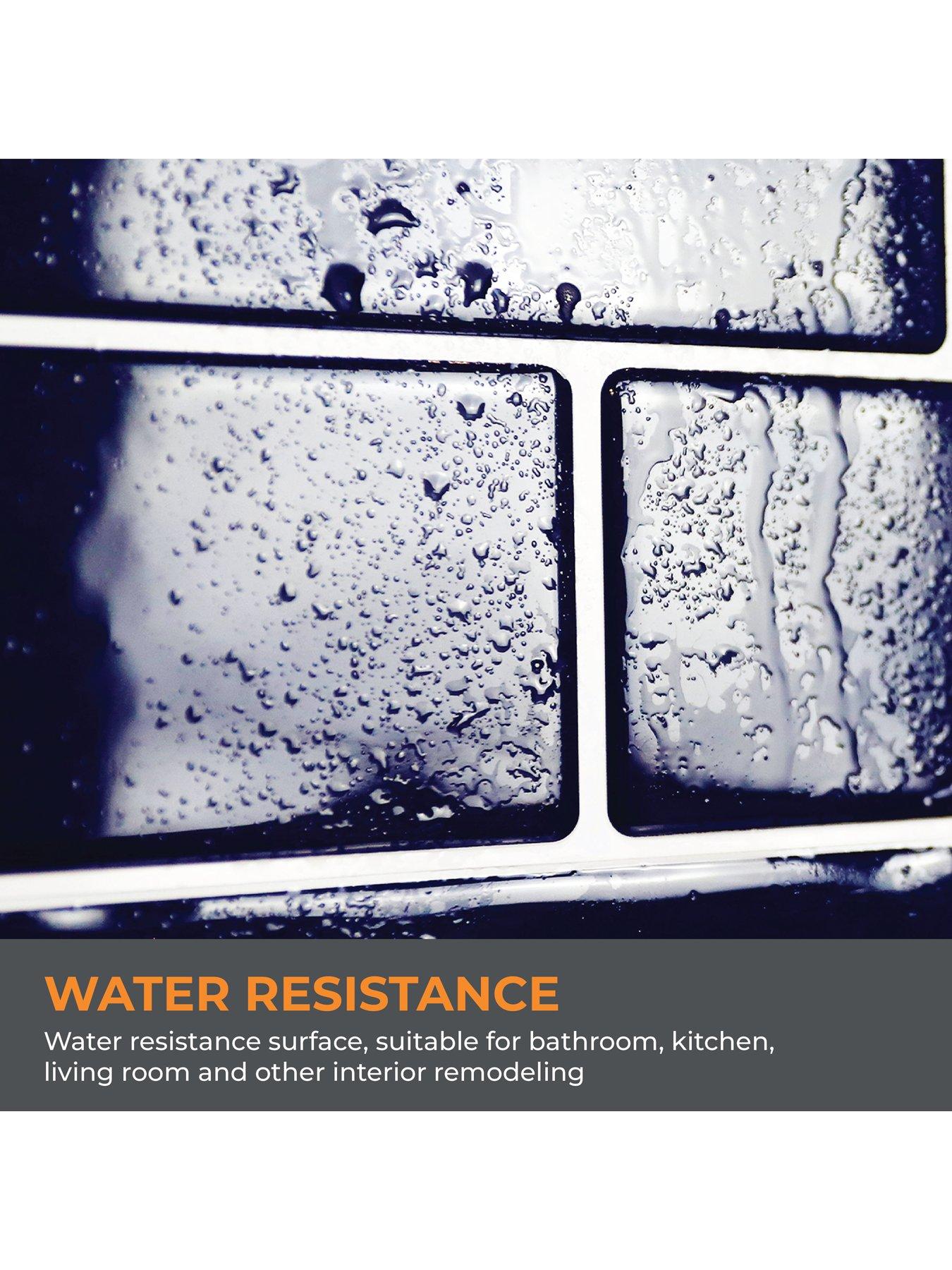 Image 5 of 7 of Walplus Deep Blue Glossy 3D Sticker Tile 30.5 x 30.5cm - 6 pcs