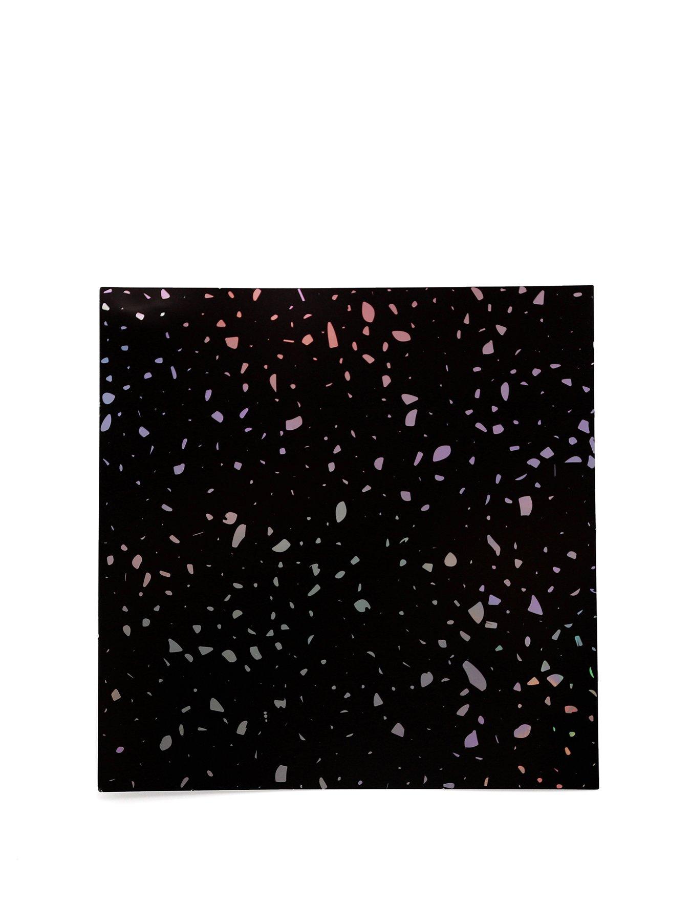 Image 2 of 7 of Walplus Terrazzo Holographic Glitter Black Wall Tile Sticker Set - 15cm (6inch) - 24pcs one pack