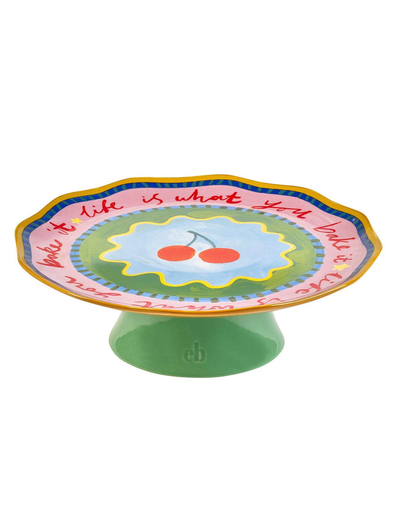  image of eleanor-bowmer-electric-coast-cake-plate-27cm