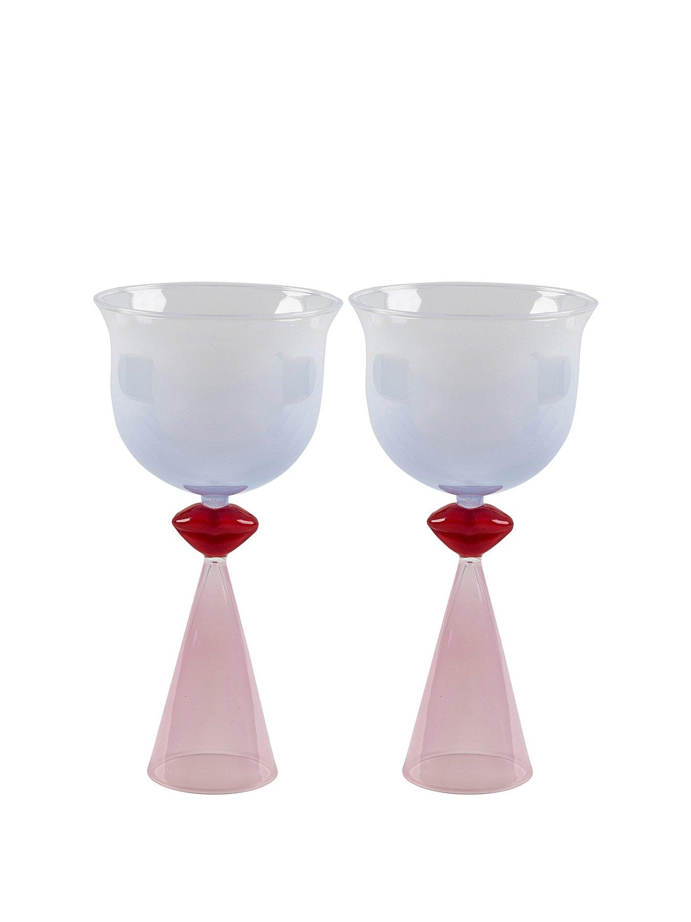  image of eleanor-bowmer-set-of-2-wine-glasses-pink