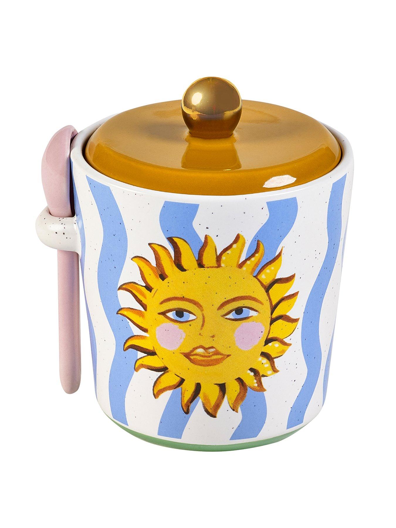  image of eleanor-bowmer-electric-coast-sugar-pot-amp-spoon-set