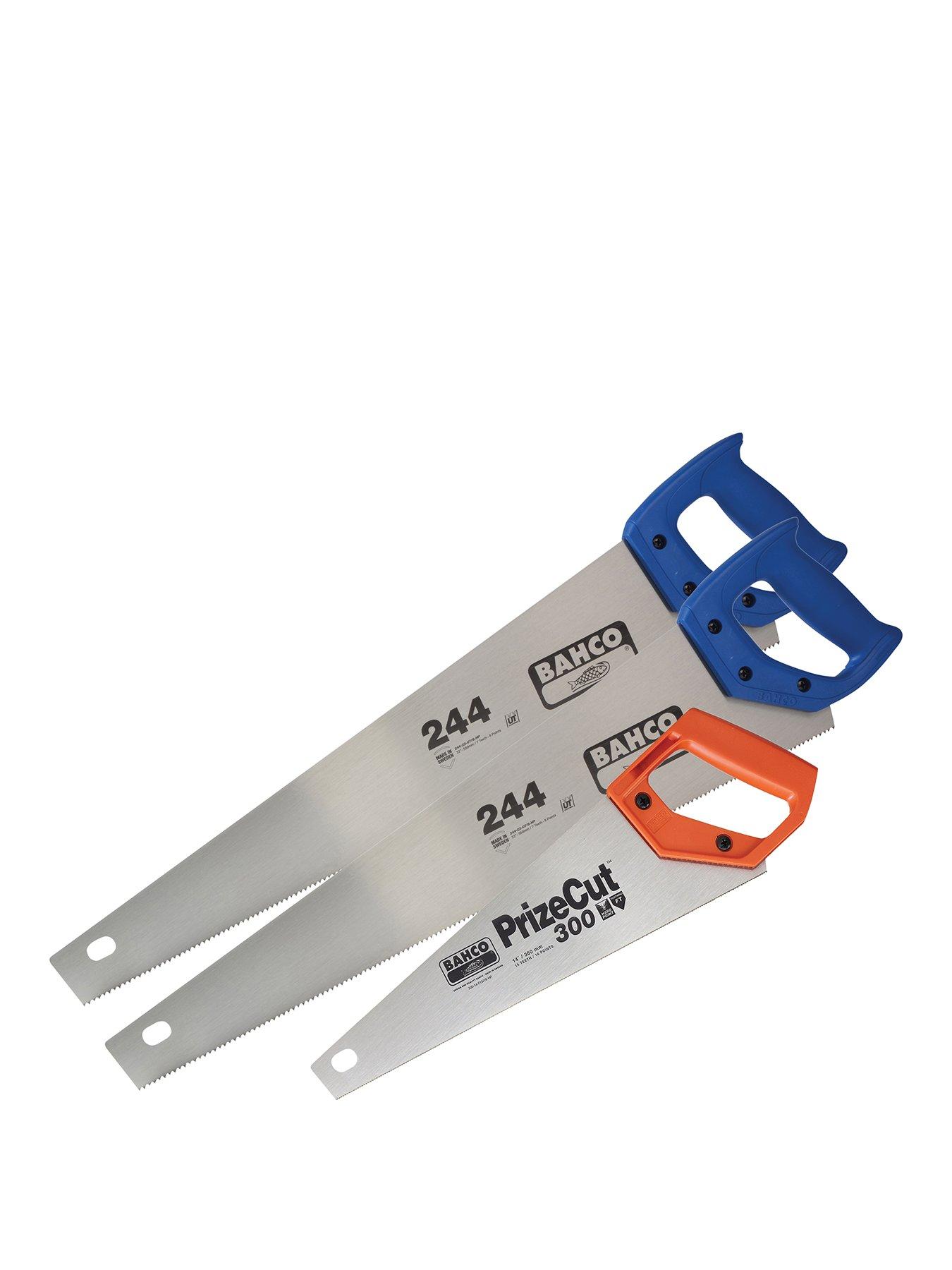 Bahco 2 x 244 22in Handsaws  + 1 x Toolbox Handsaw 350mm (14in)