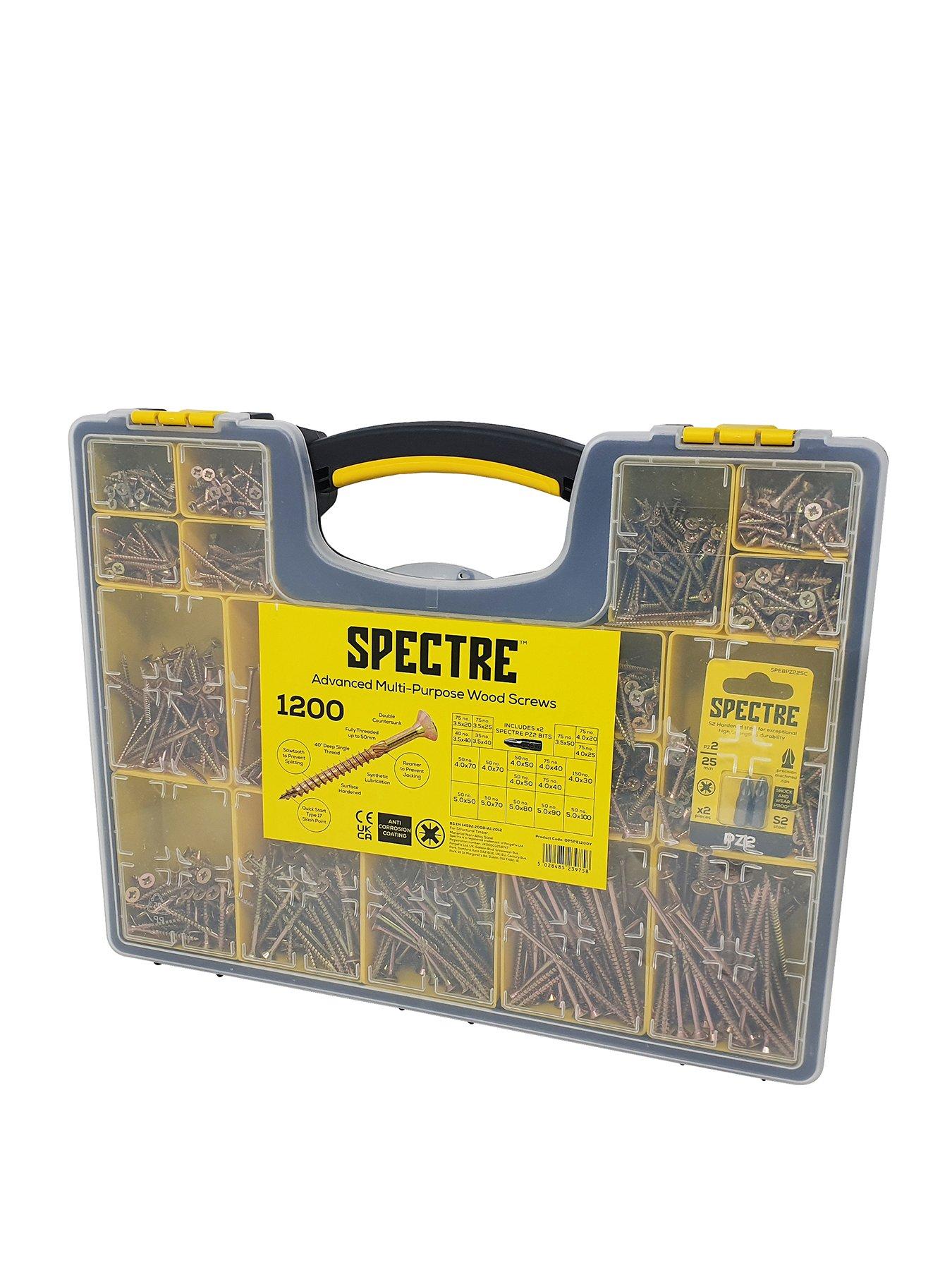 Image 1 of 2 of ForgeFix Spectre Wood Screw Site Organiser 1200 Piece
