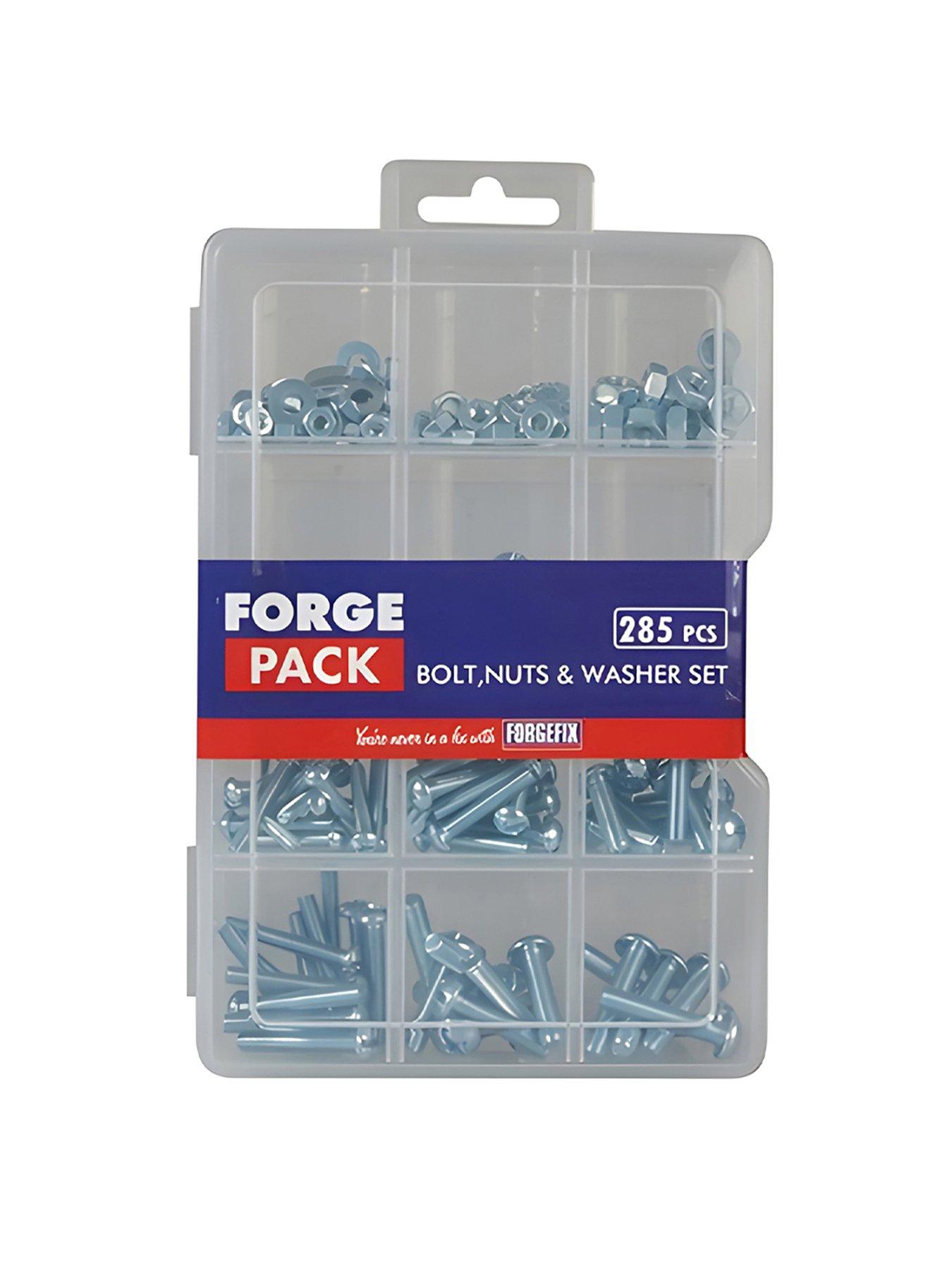 ForgeFix Bolt Nut & Washer Kit ForgePack 285 Piece