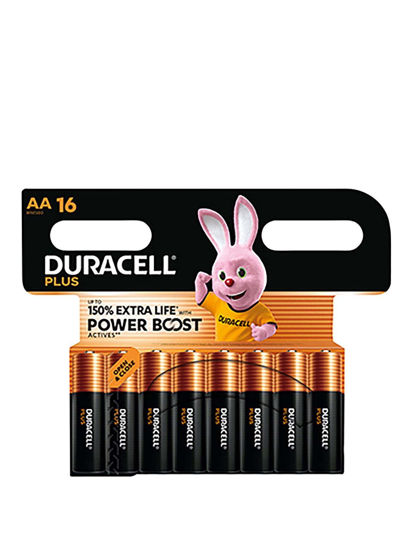 Duracell AA Cell Plus with Power Boost Batteries (Pack 16)