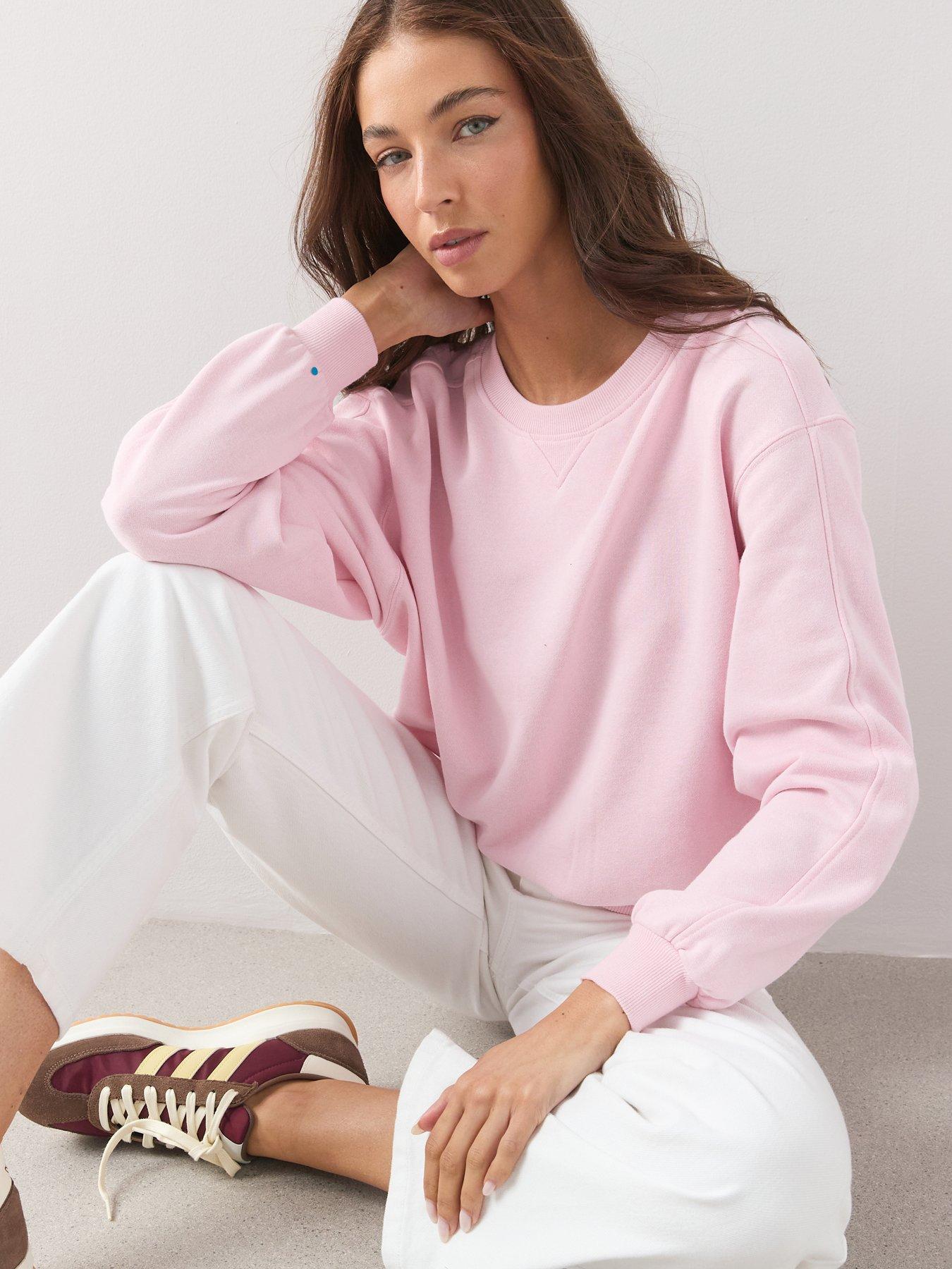 The Very Collection Crew Neck Sweatshirt - Pink