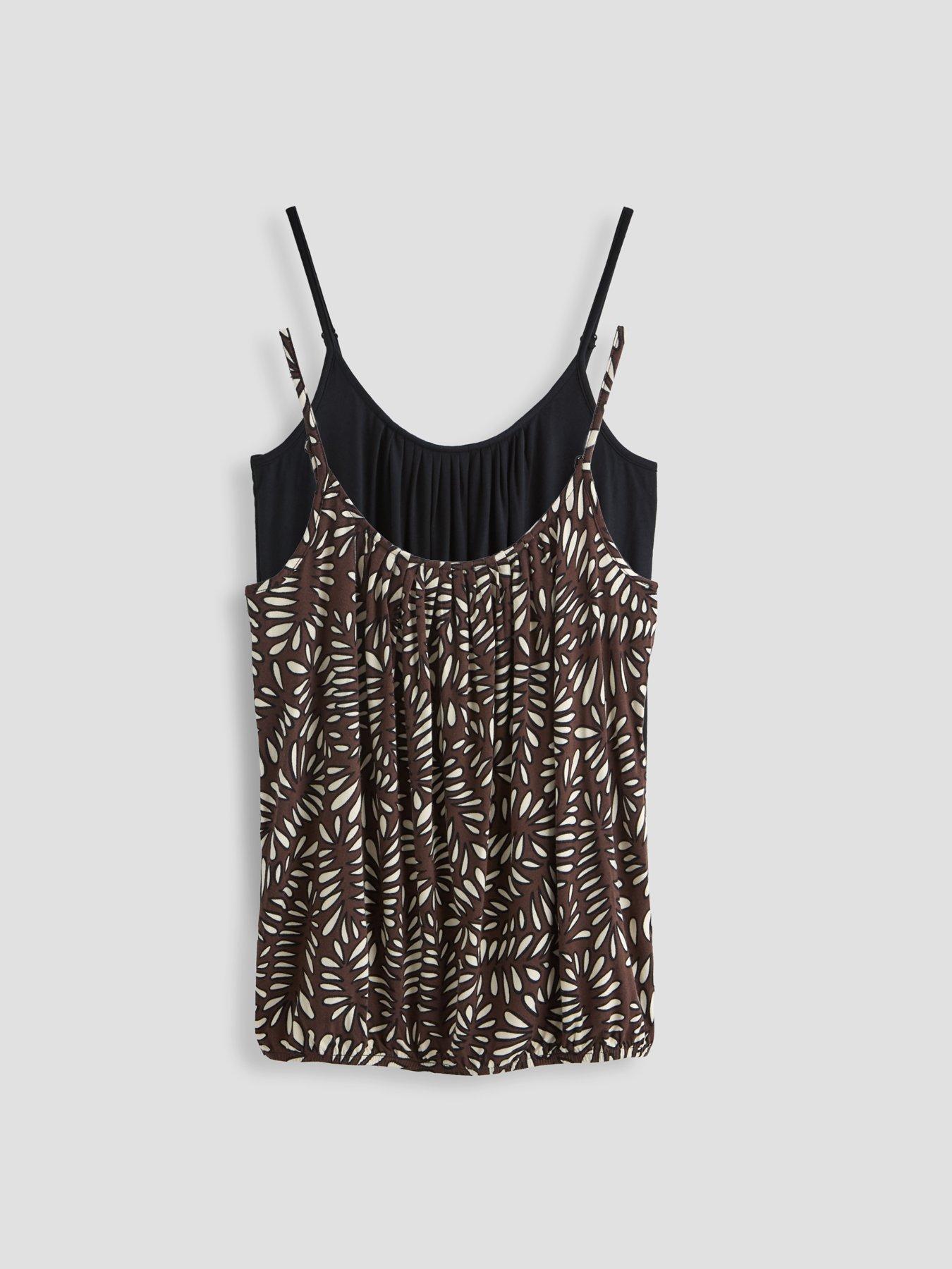 The Very Collection 2 Pack Stretch Cami Tops