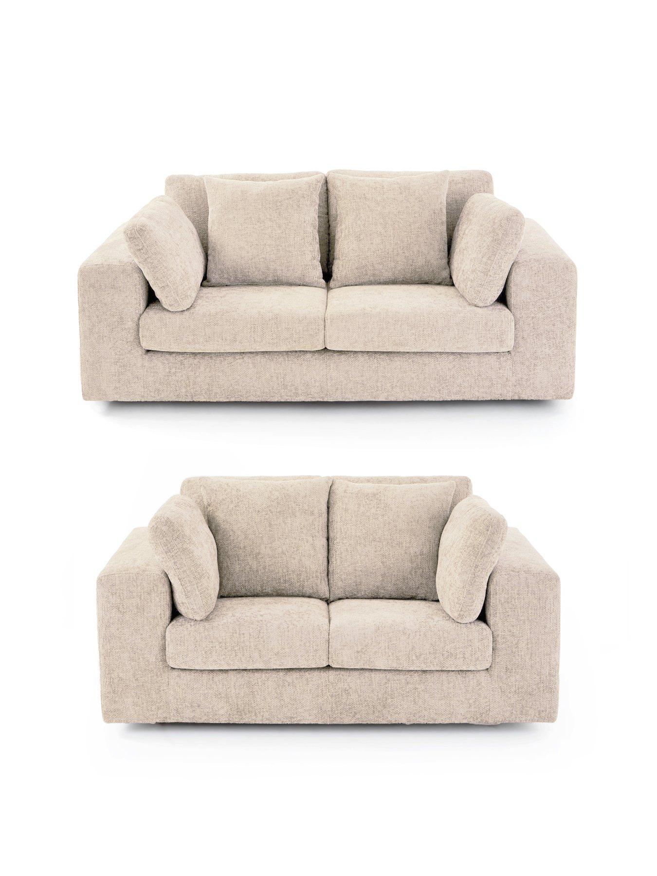 The Very Collection Avena 3 + 2 Seater Fabric Sofa Set - FSC® Certified