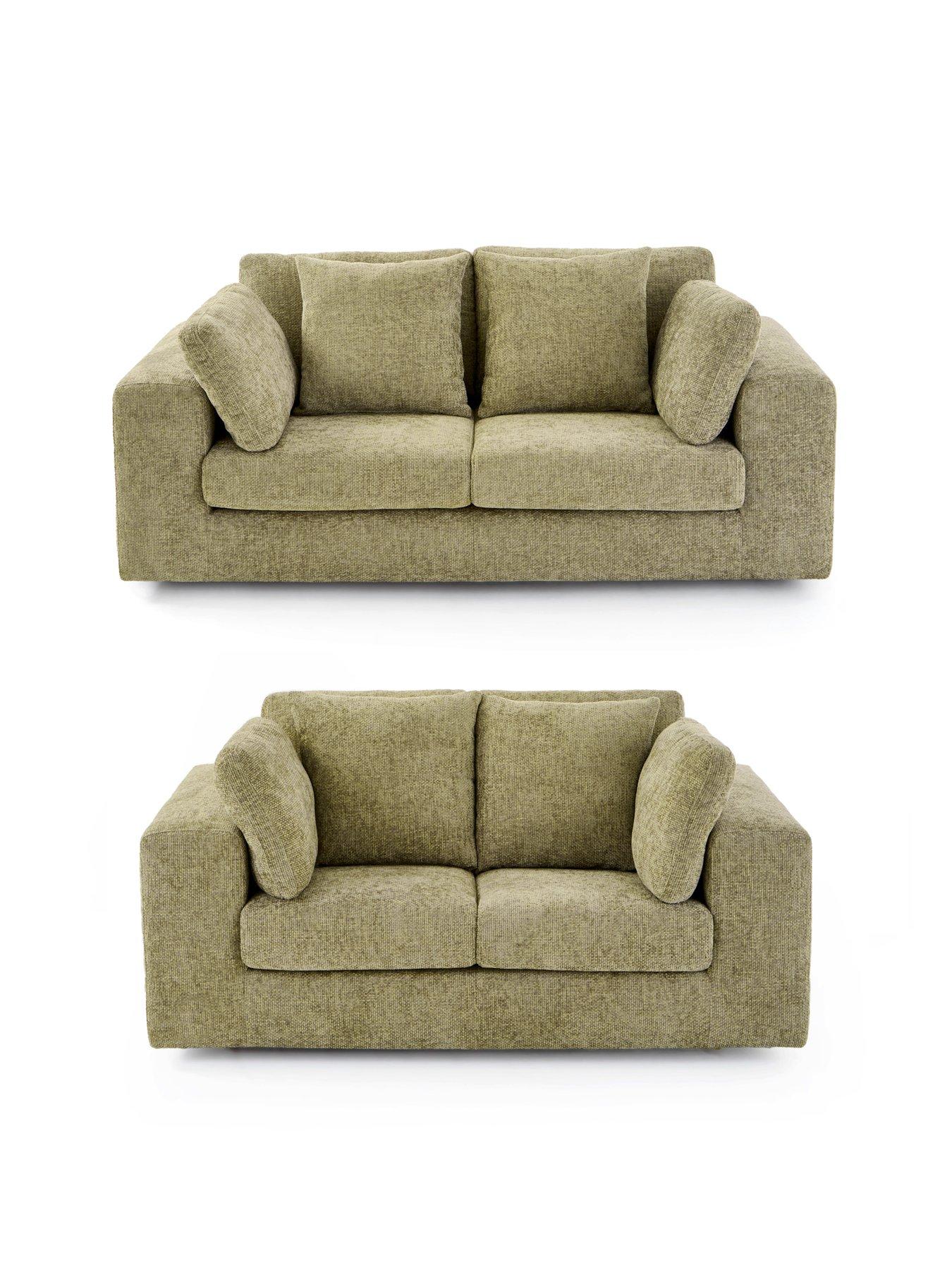 The Very Collection Avena 3 + 2 Seater Fabric Sofa Set - FSC® Certified