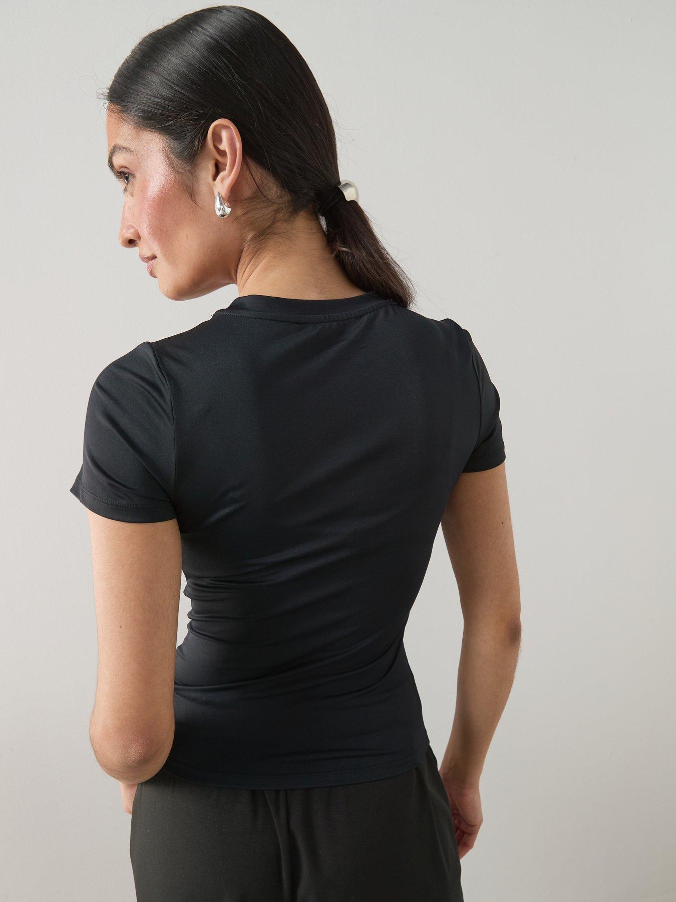 stillFront image of the-very-collection-polyamide-short-sleeve-tee