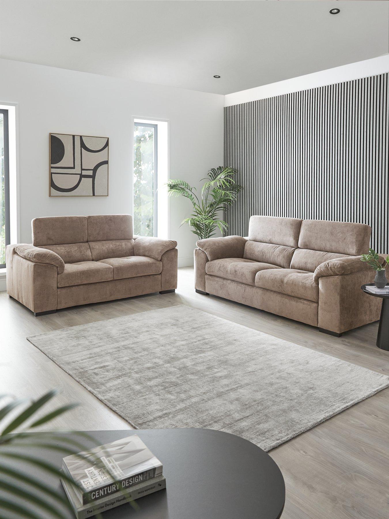 The Very Collection Brady 3 + 2 Seater Fabric Sofa Set (Buy  &  SAVE!) - FSC® Certified