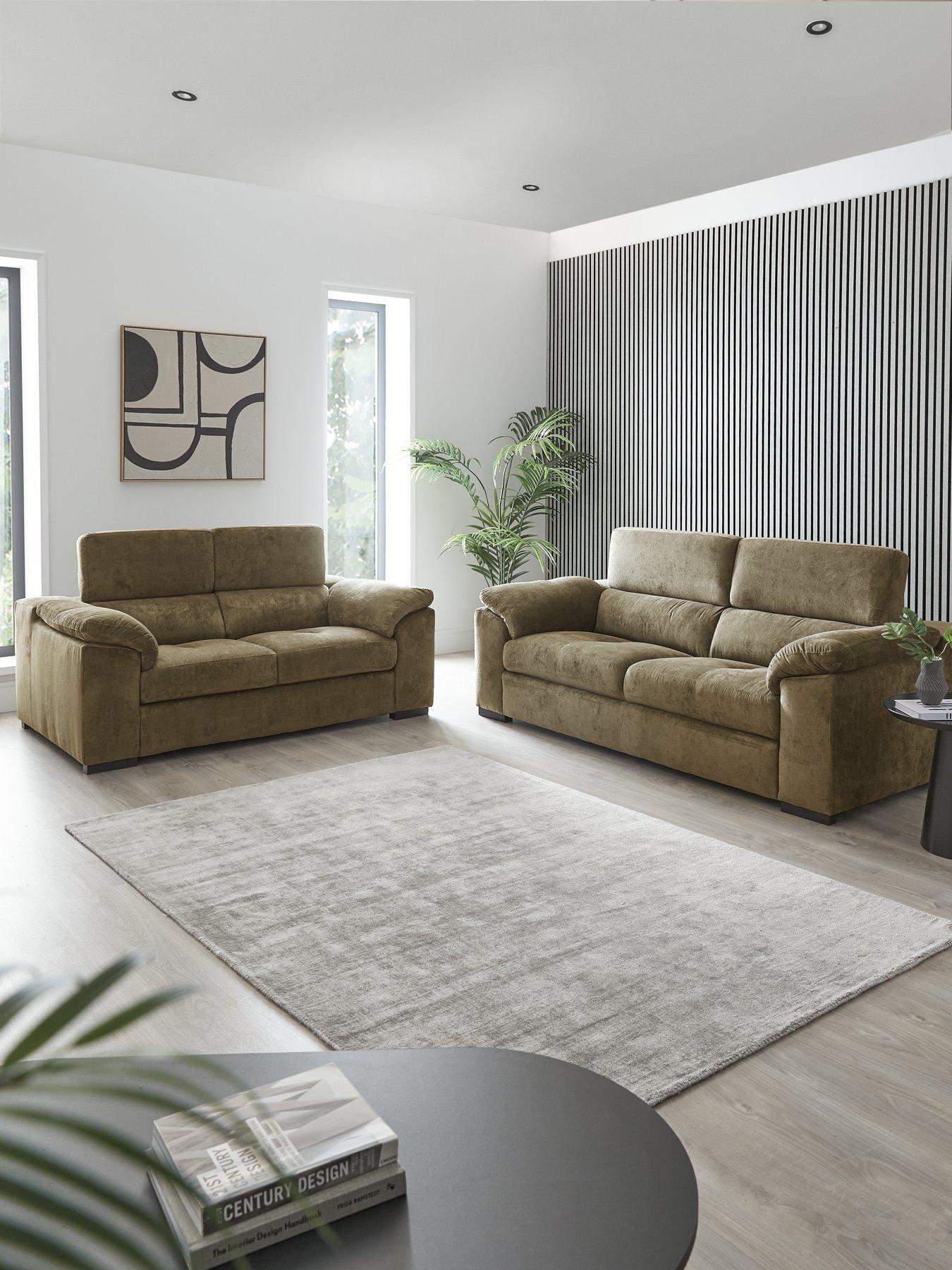 The Very Collection Brady 3 + 2 Seater Fabric Sofa Set (Buy  &  SAVE!) - FSC® Certified