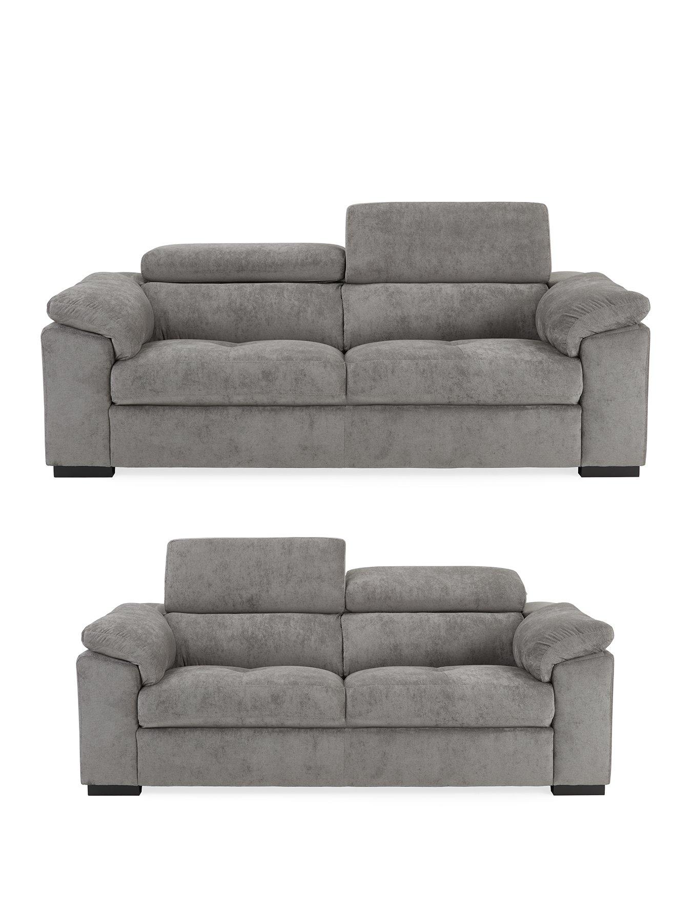 Image 2 of 7 of The Very Collection Brady 3 + 2 Seater Fabric Sofa Set