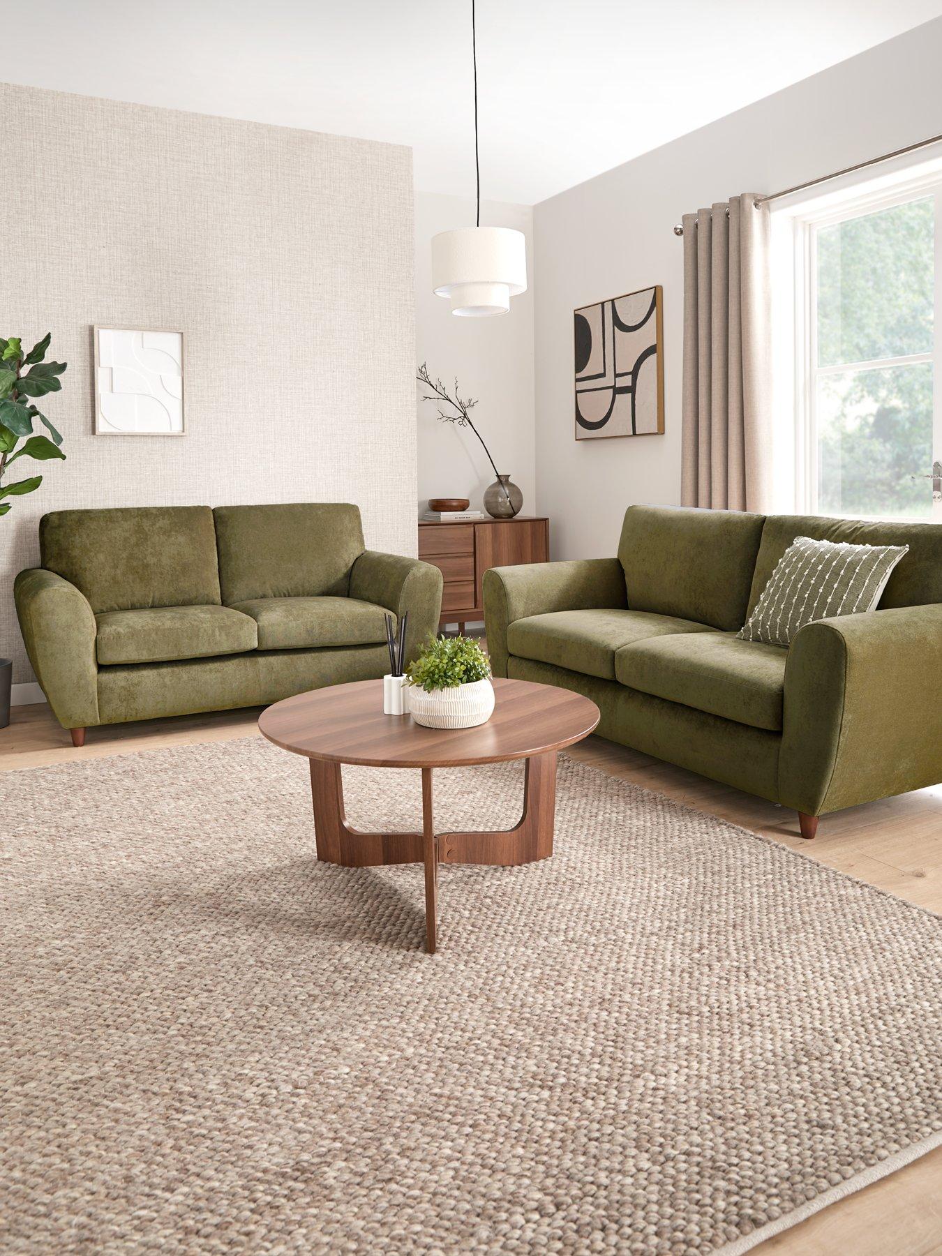 The Very Collection Shay 3 Seater + 2 Seater Fabric Sofa Set (Buy  &  SAVE!) - FSC® Certified