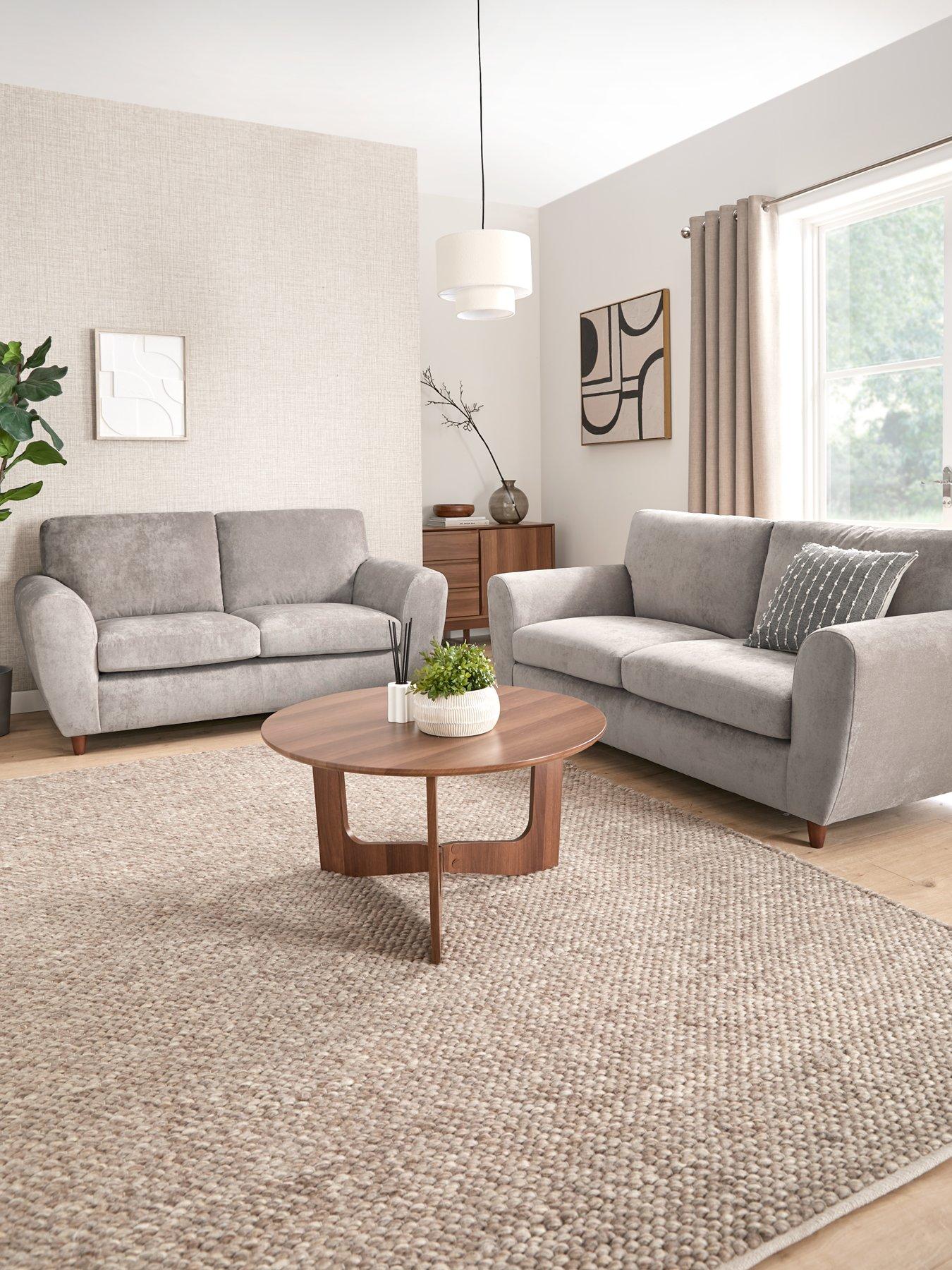 The Very Collection Shay 3 Seater + 2 Seater Fabric Sofa Set (Buy  &  SAVE!) - FSC® Certified