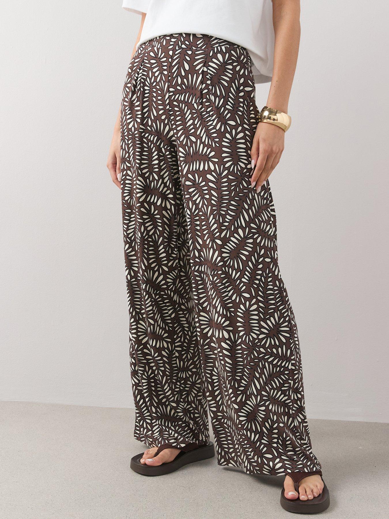  image of the-very-collection-stretch-wide-leg-trousers
