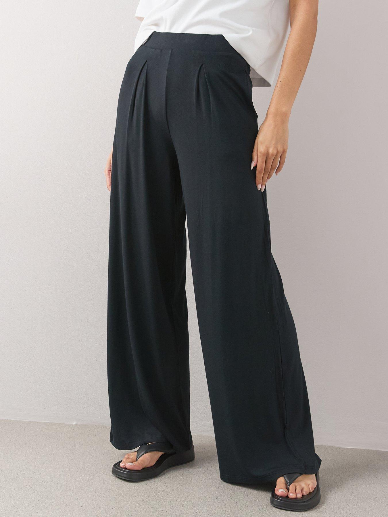 Image 3 of 6 of The Very Collection Stretch Wide Leg Trousers
