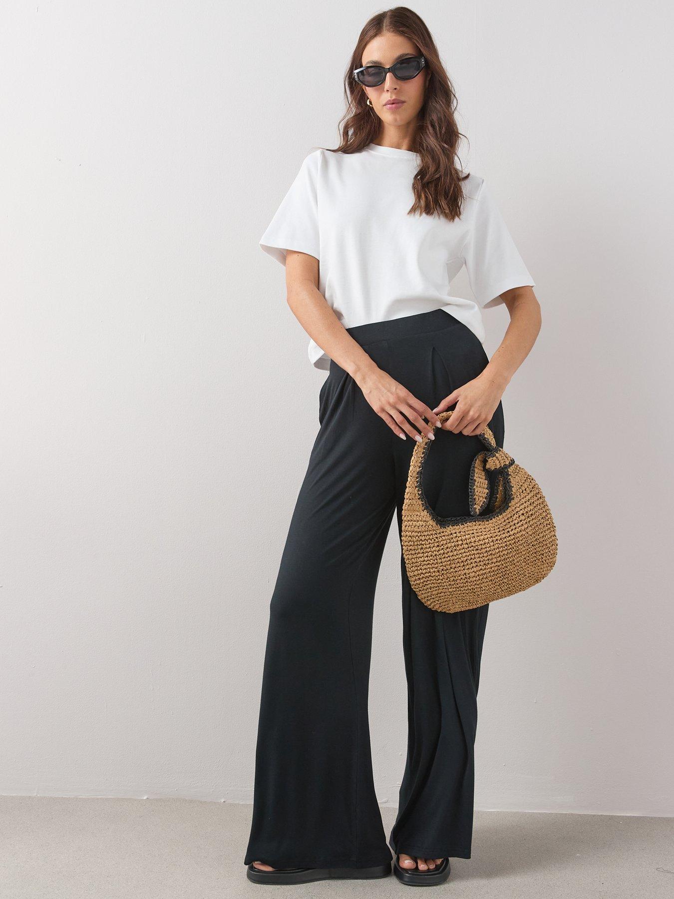 Image 6 of 6 of The Very Collection Stretch Wide Leg Trousers