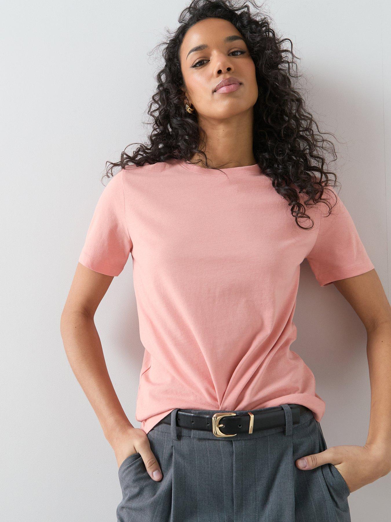 The Very Collection Essential Crew T-Shirt - Orange