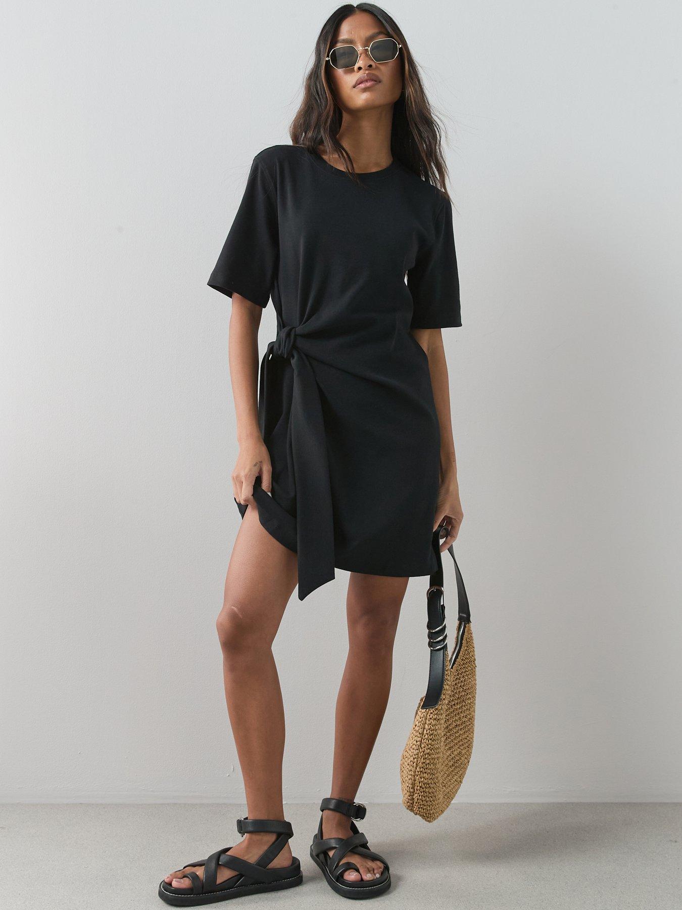the-very-collection-wrap-t-shirt-dress-black