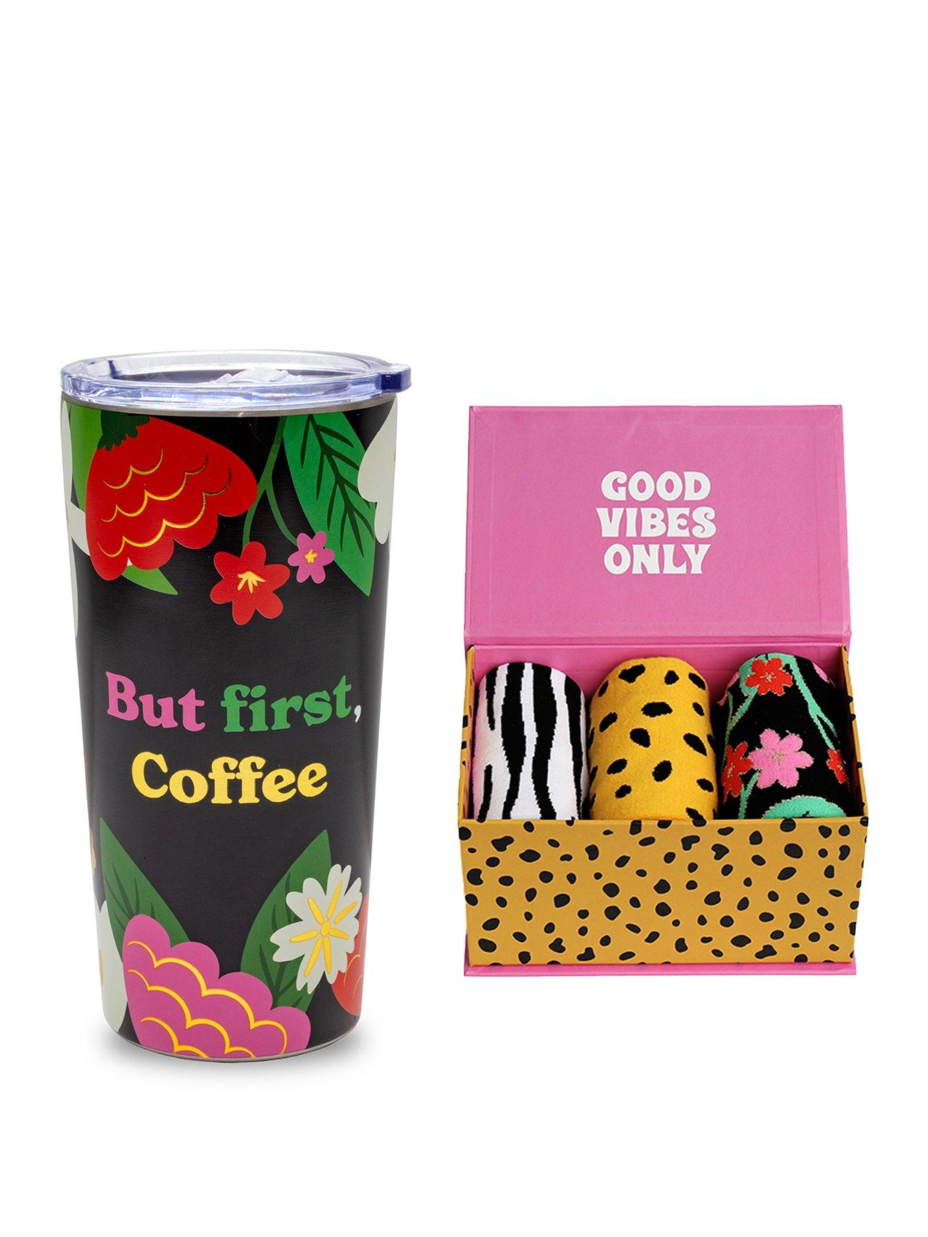 Tache 3 Pairs of Socks and Travel Mug Set