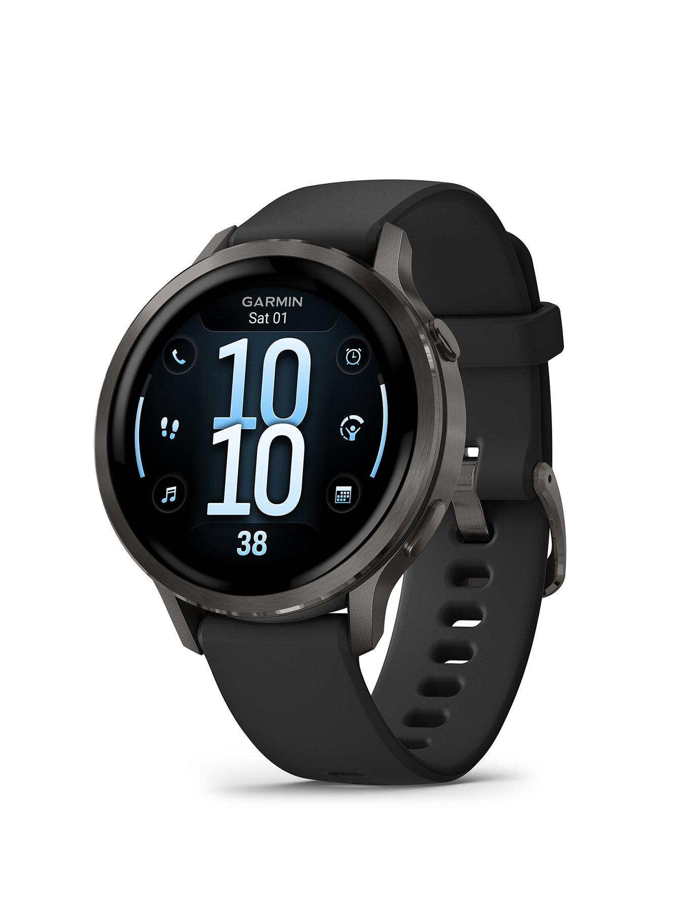Garmin Venu 4 - 41mm, Lunar Gold Bezel with Bone Silicone Band