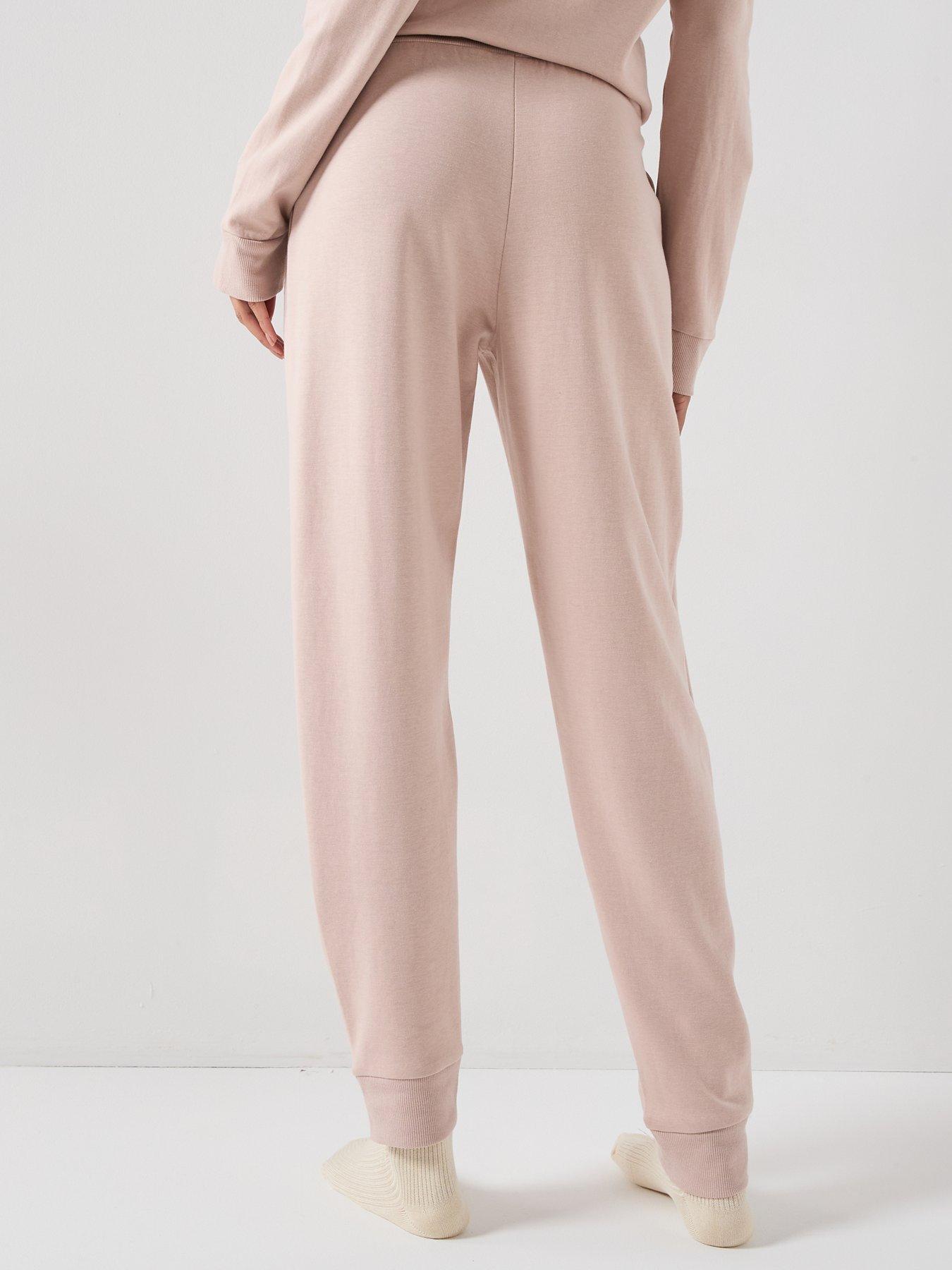  image of boss-cp-stripe-cuff-joggers-beige