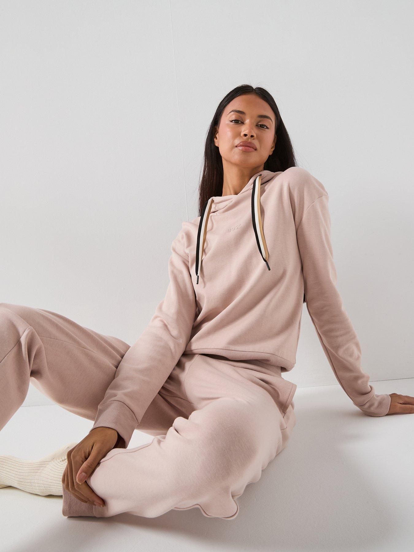  image of boss-cp-stripe-cuff-joggers-beige