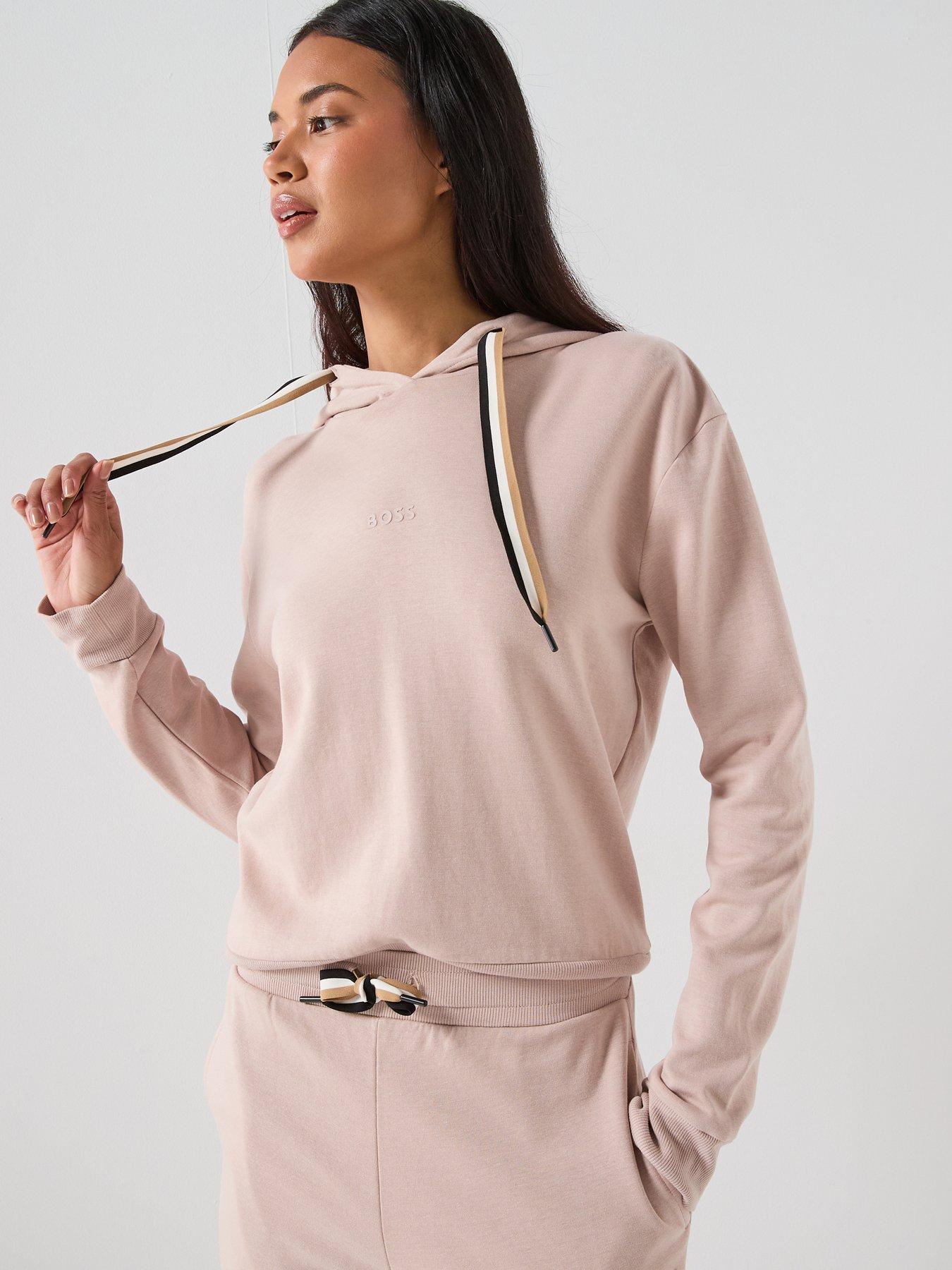 Image 1 of 6 of BOSS Cp Stripe Hoodie - Beige
