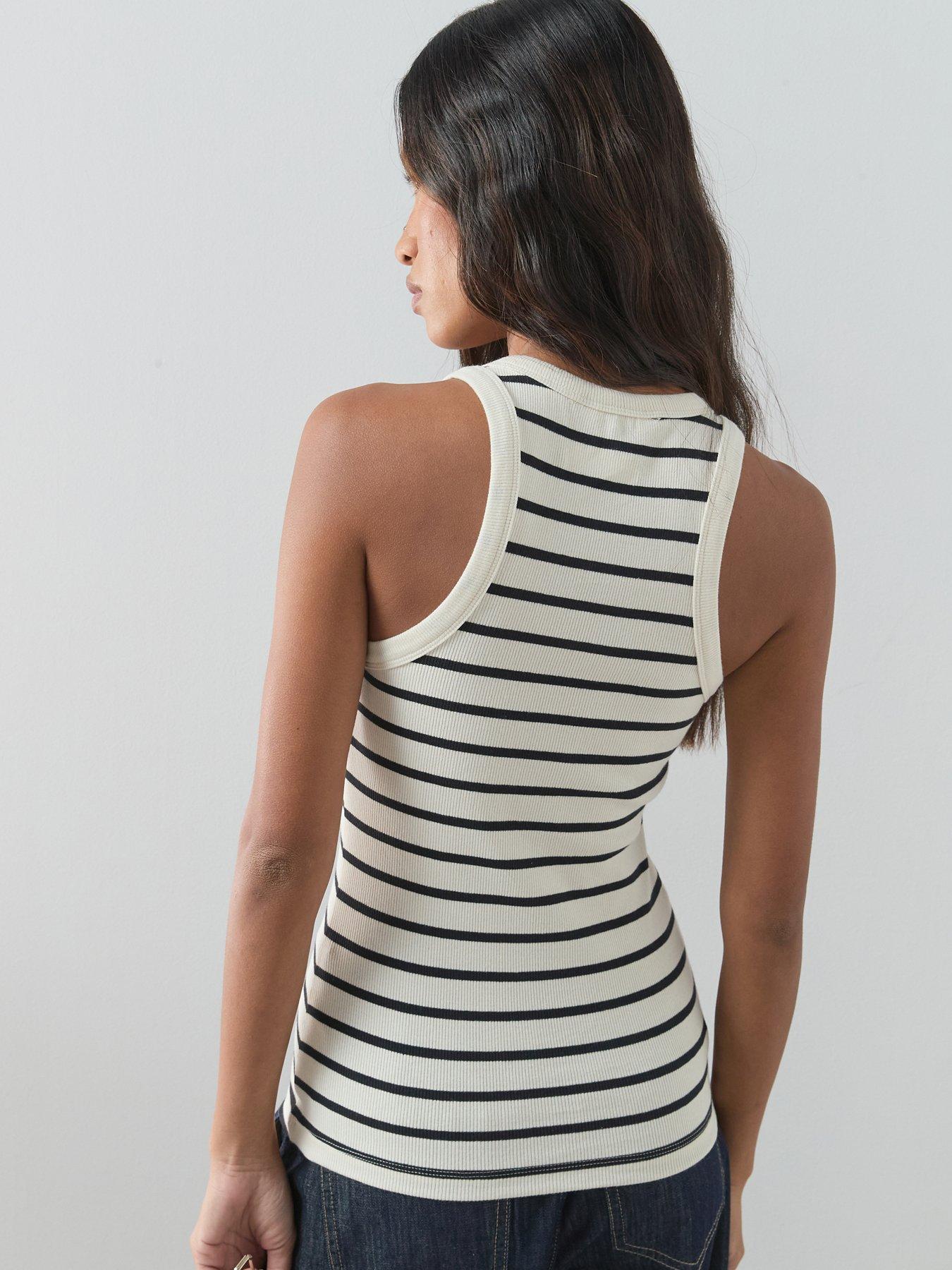  image of the-very-collection-3-pack-rib-racer-vests-multi