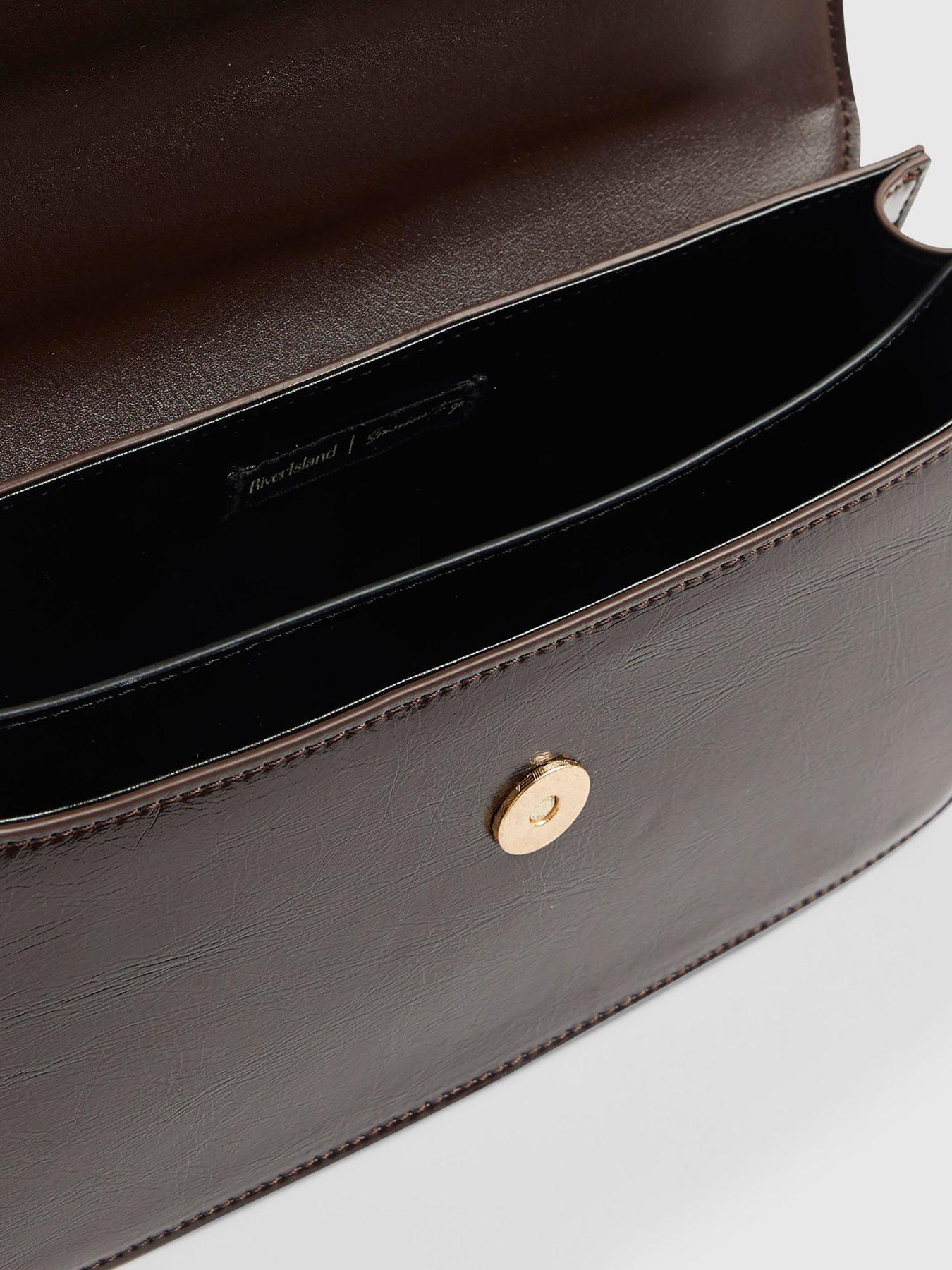  image of river-island-snaffle-tassel-shoulder-bag-brown