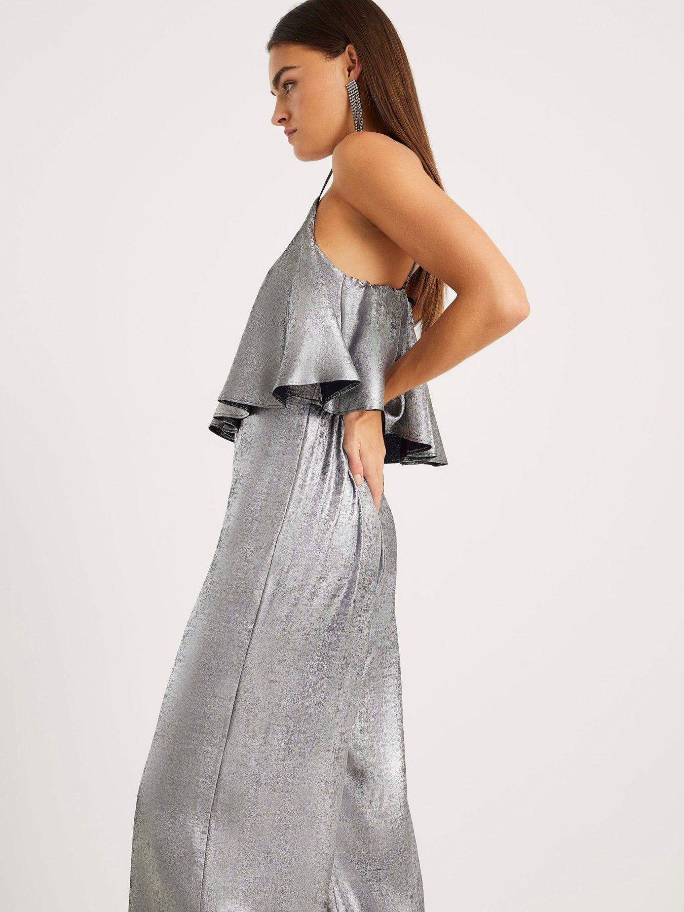  image of river-island-jumpsuit-silver