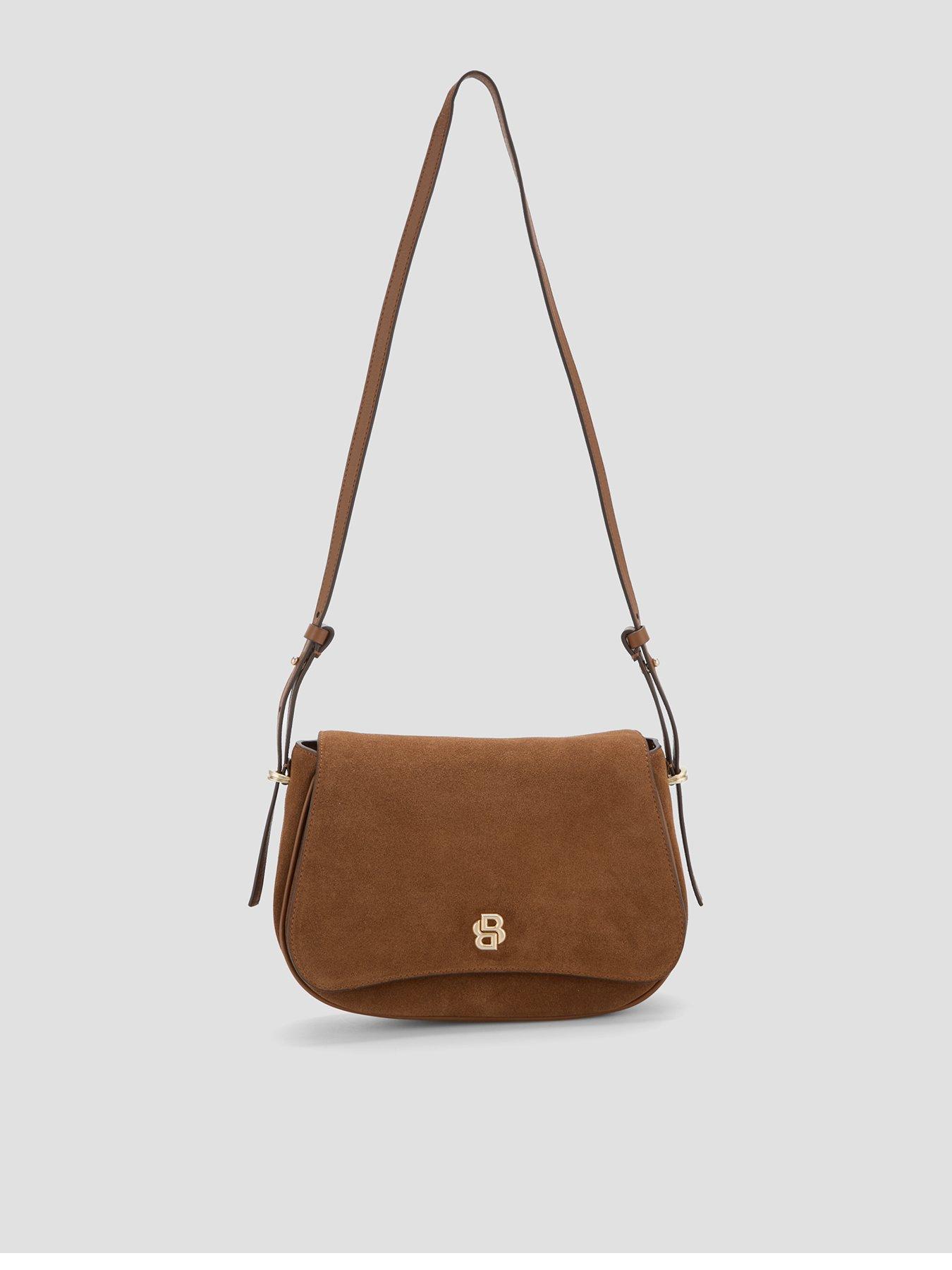 Image 1 of 6 of BOSS Beyond Saddle Satchel - Brown