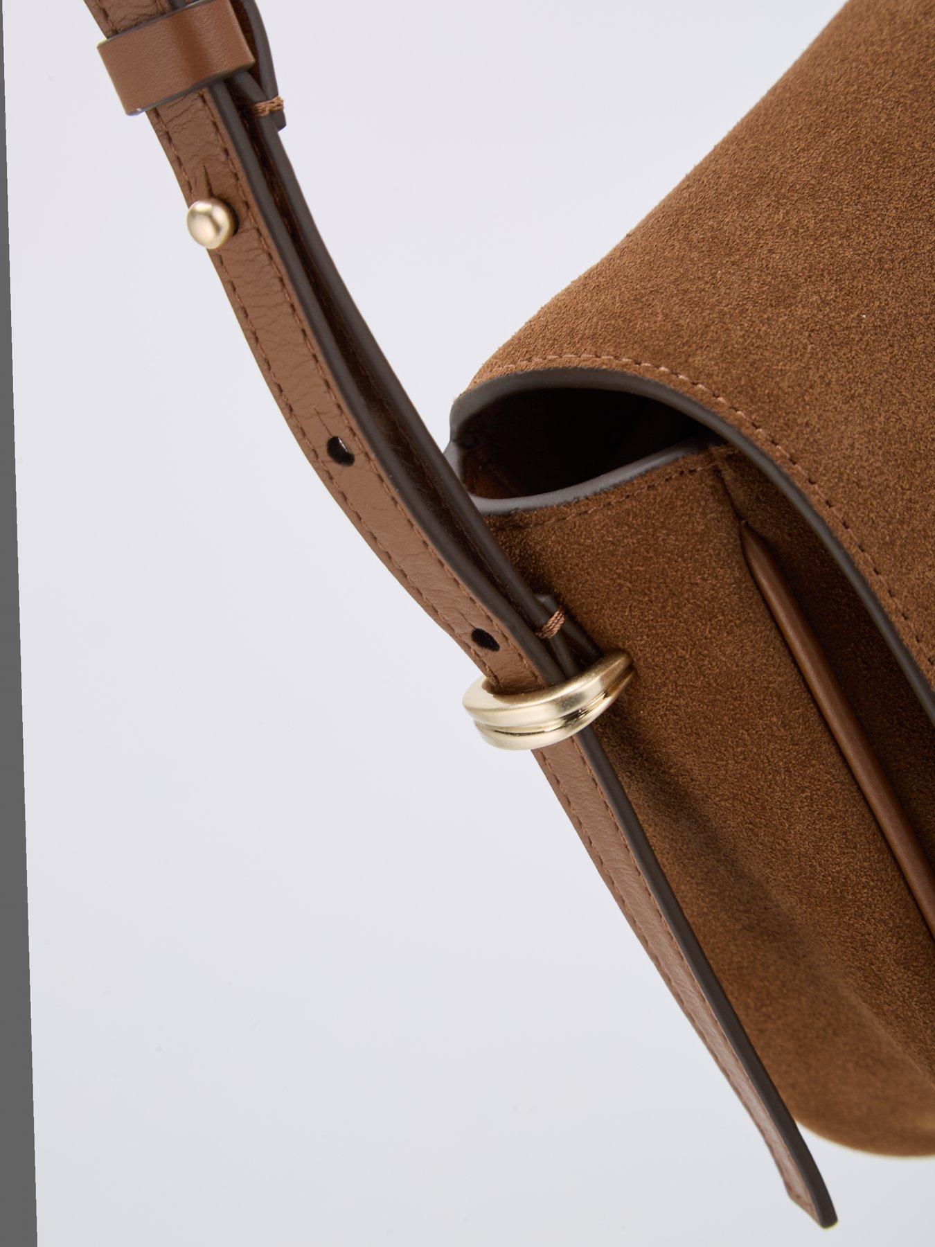 Image 4 of 6 of BOSS Beyond Saddle Satchel - Brown