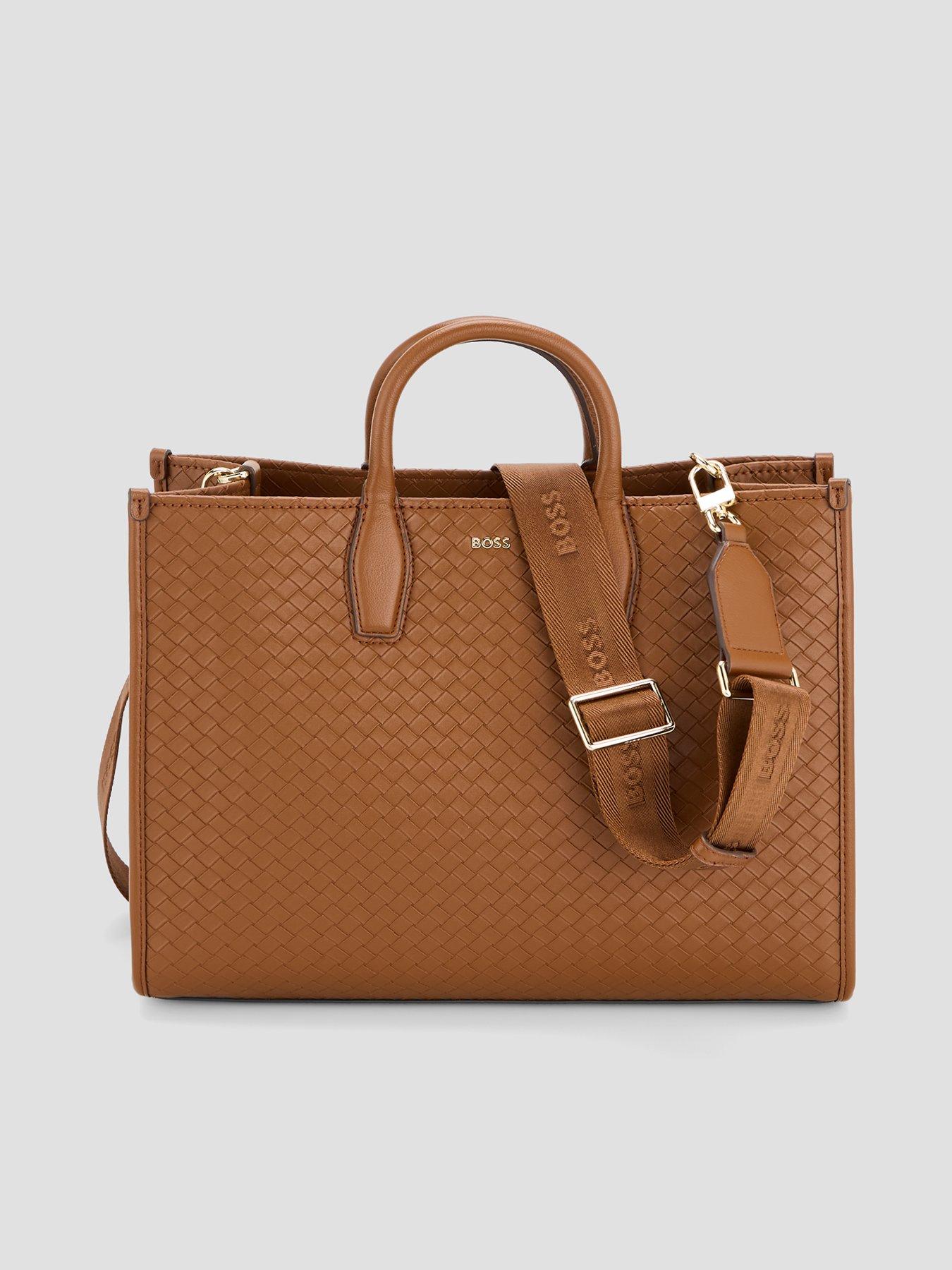  image of boss-sandy-large-tote-bag-beige