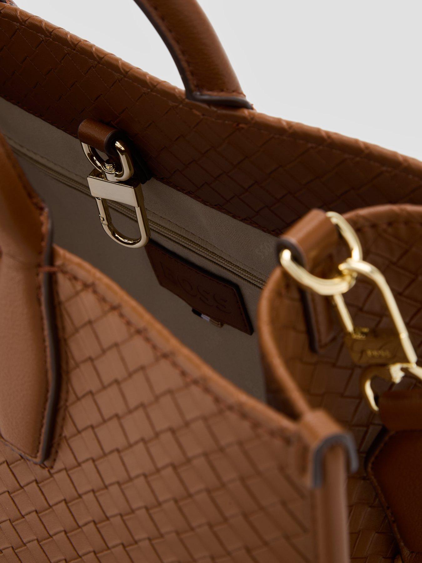  image of boss-sandy-large-tote-bag-beige