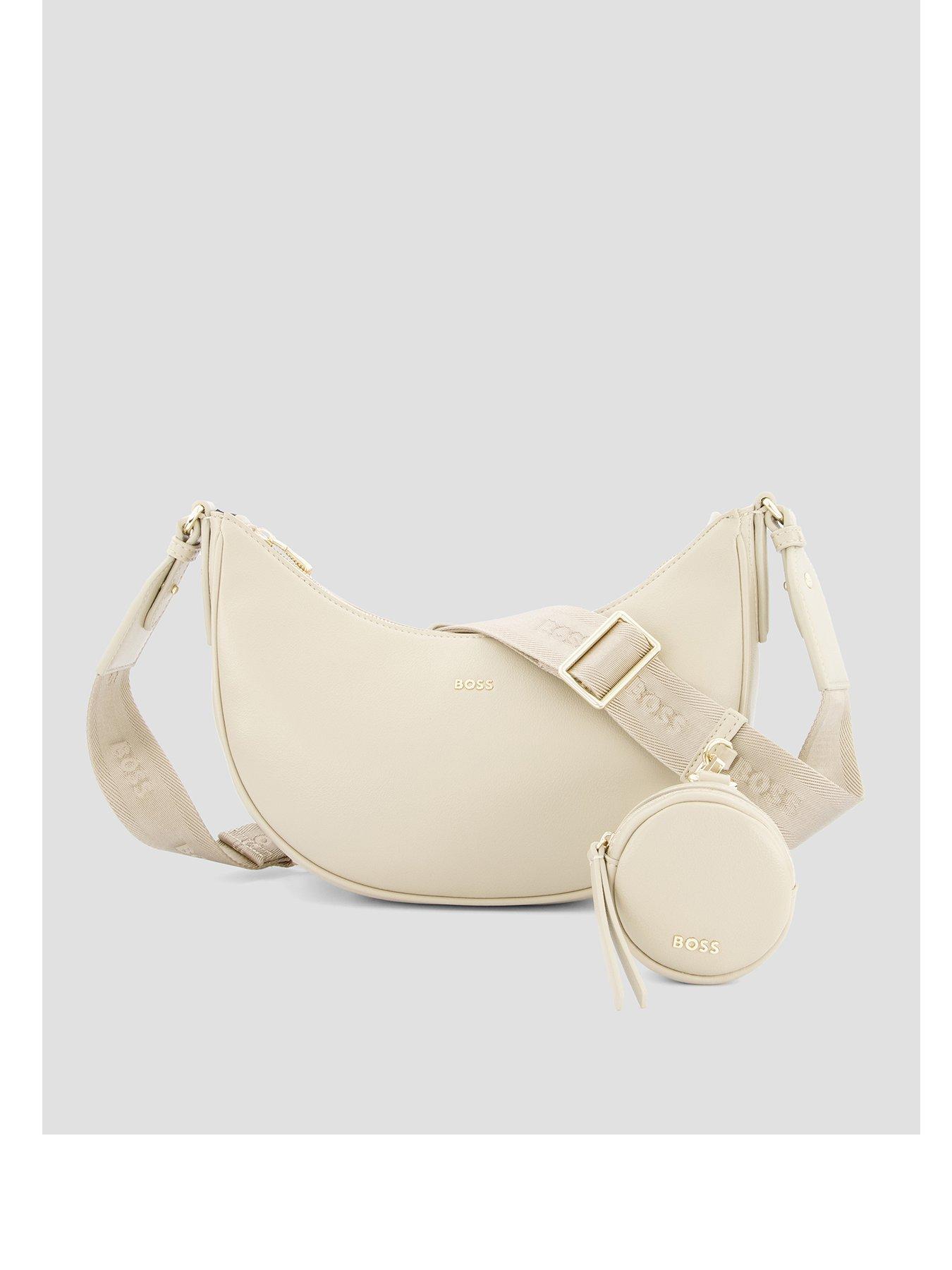  image of boss-sandy-halfmoon-bag-beige