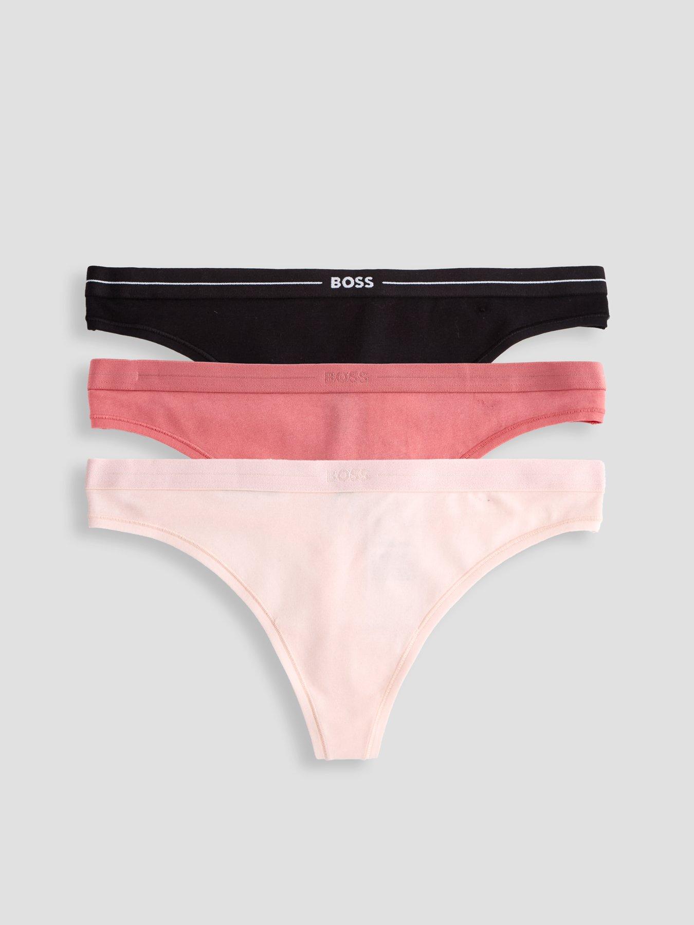 front image of boss-3-pack-thong-multi