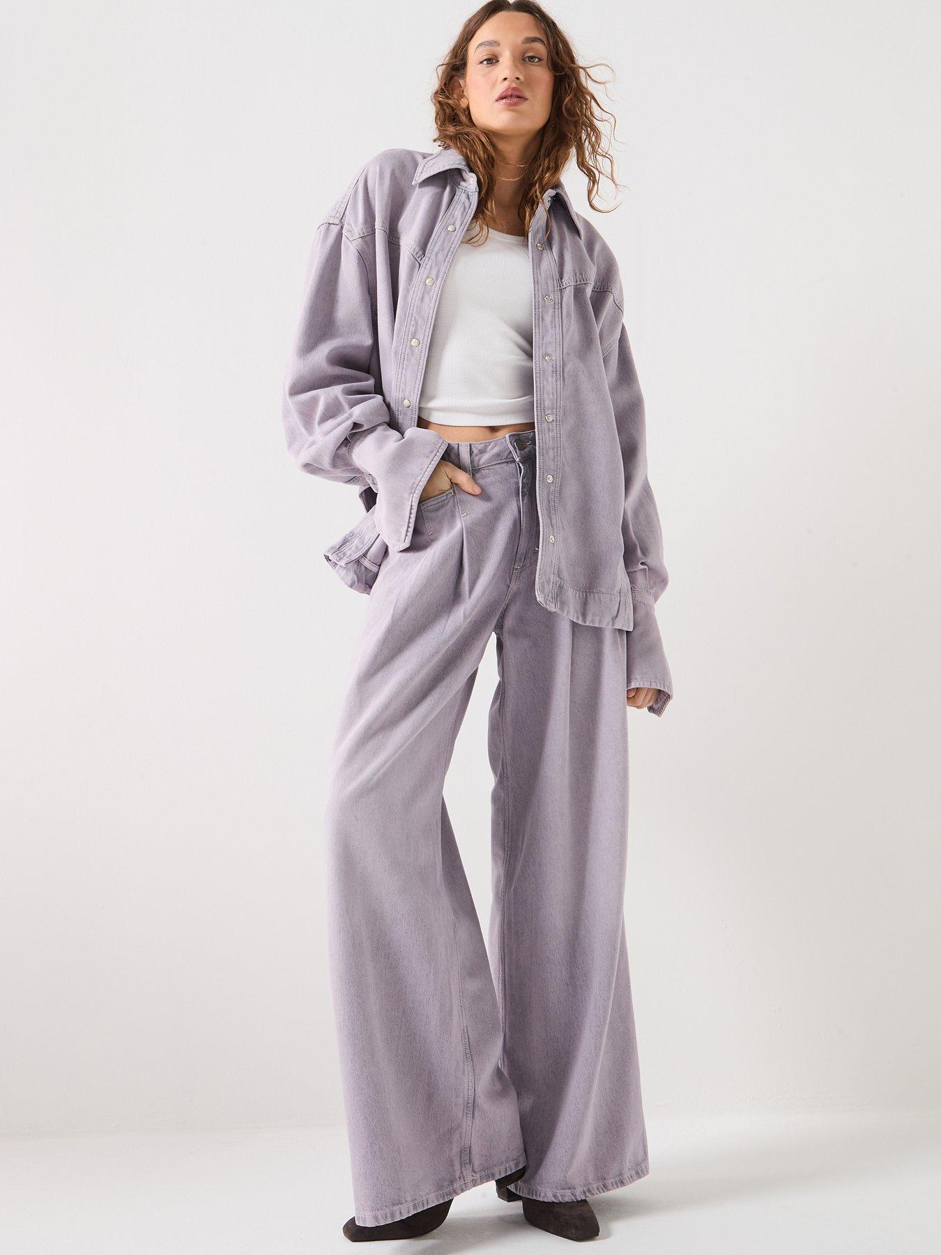  image of boss-oversized-denim-overshirt-blue