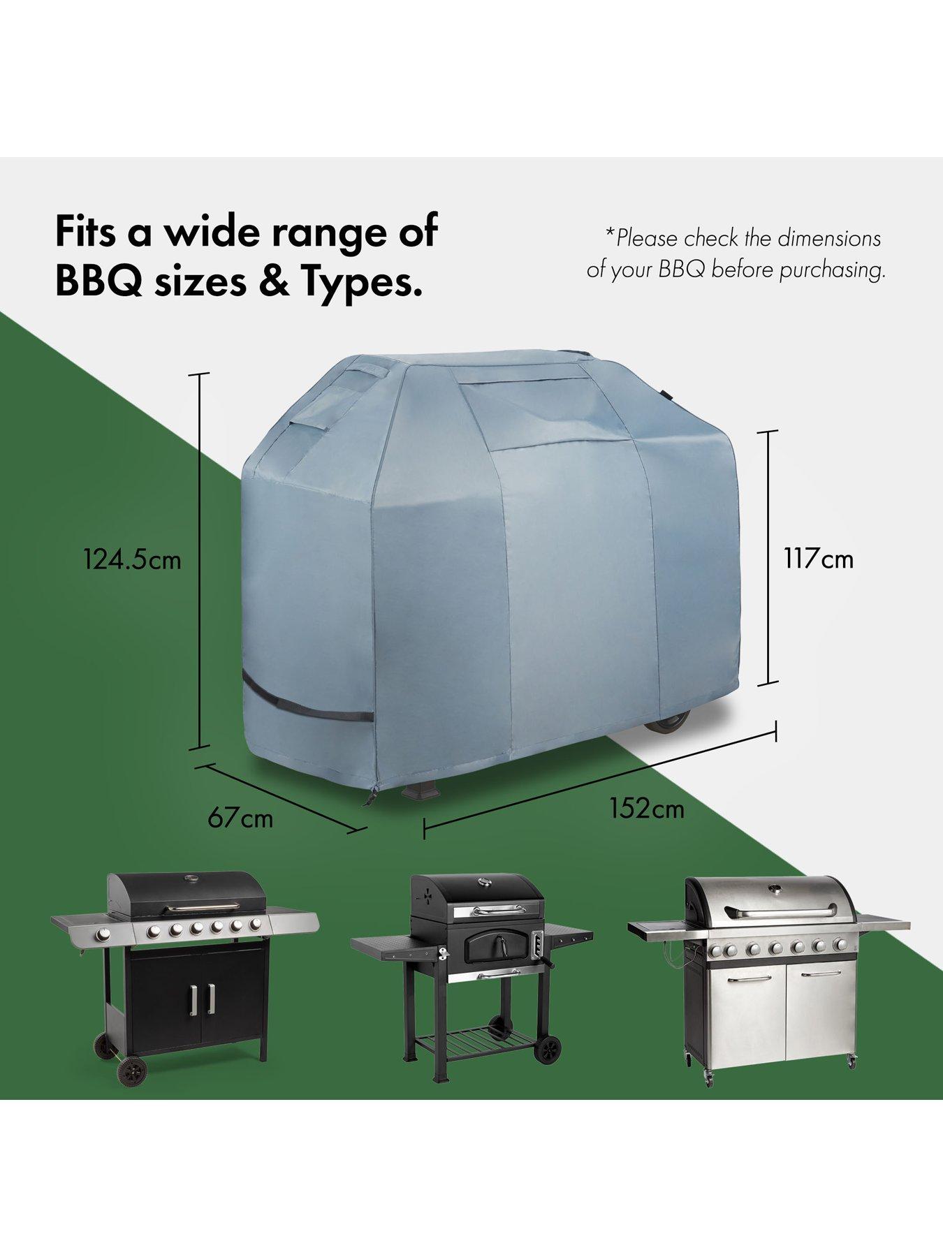 Image 5 of 5 of Vonhaus Medium BBQ Grill Cover (H)124.5cm x (W)152cm x (D)67cm