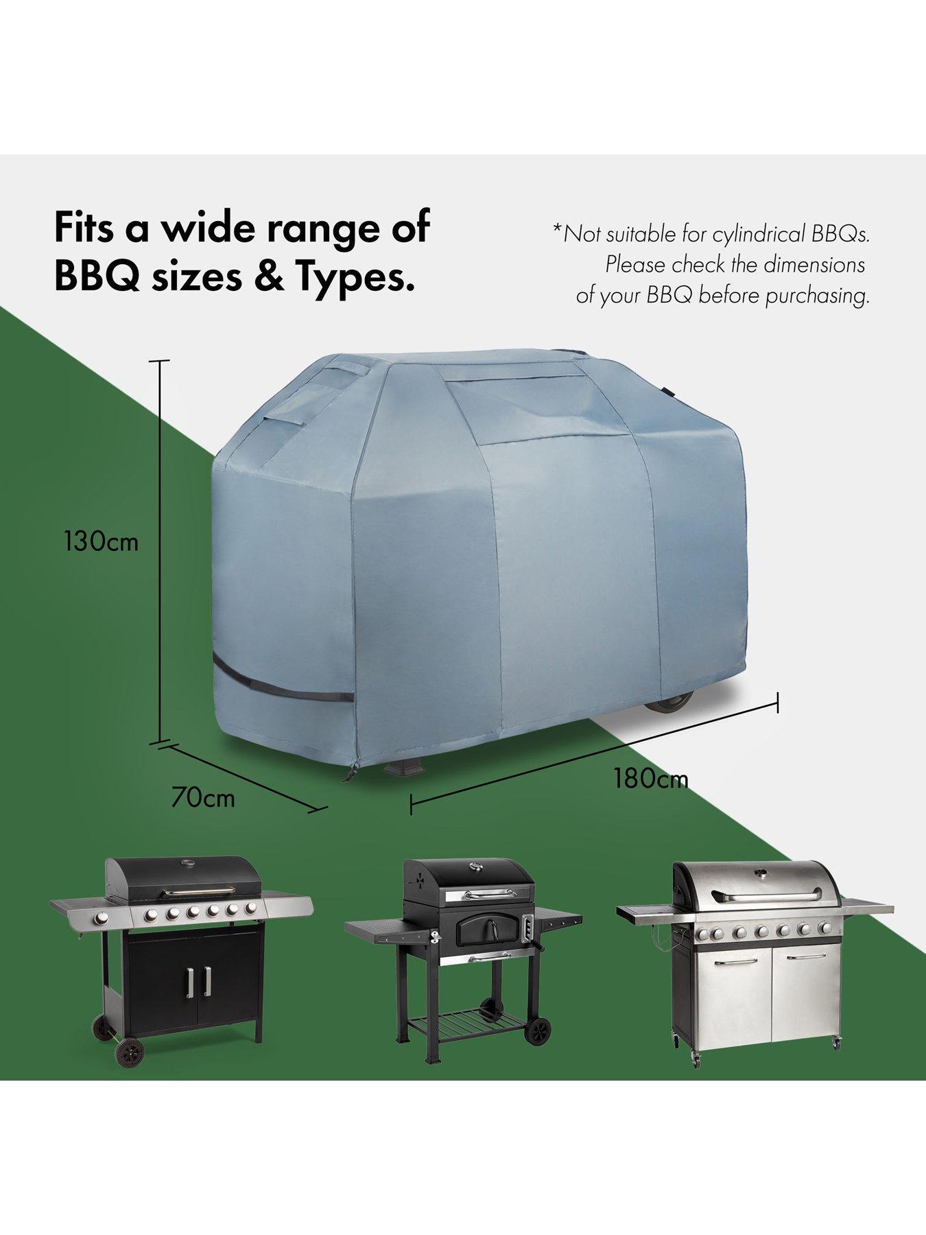 Image 3 of 6 of Vonhaus Large BBQ Cover (H)130cm x (W)180cm x (D)70cm