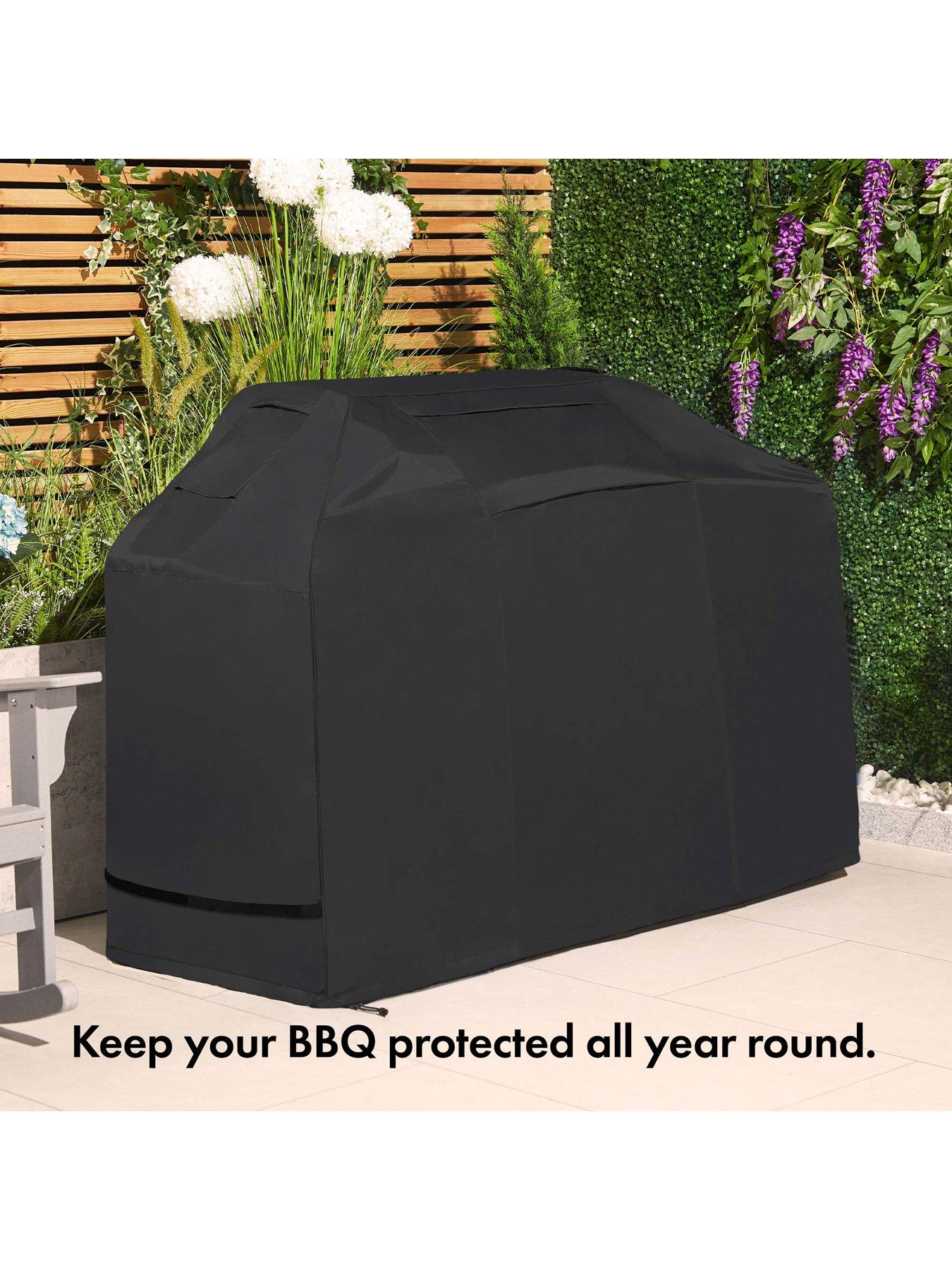 Image 6 of 7 of Vonhaus Medium BBQ Grill Cover Black (H)124.5cm x (W)152cm x (D)67cm