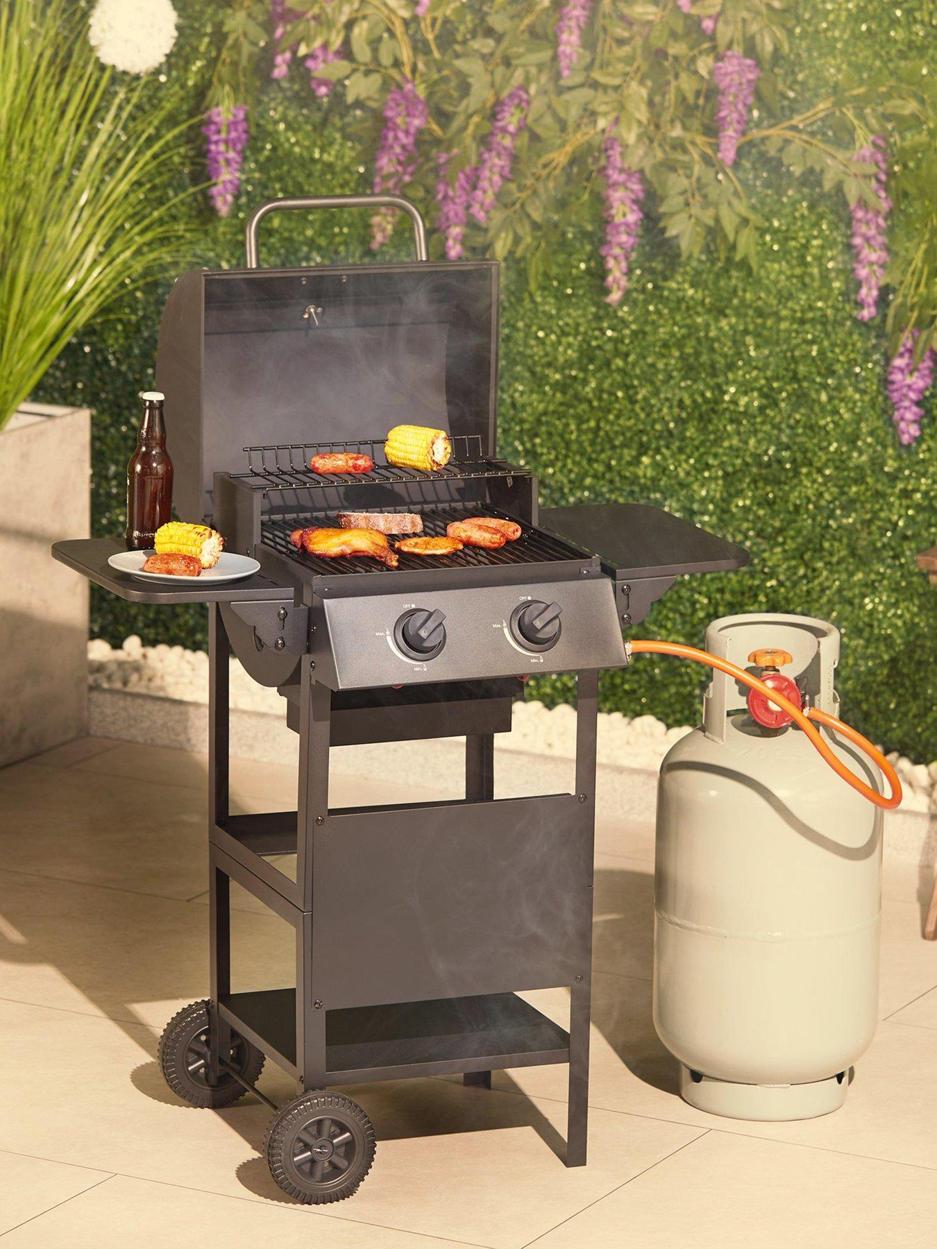 Vonhaus Barrel 2 Burner Gas BBQ