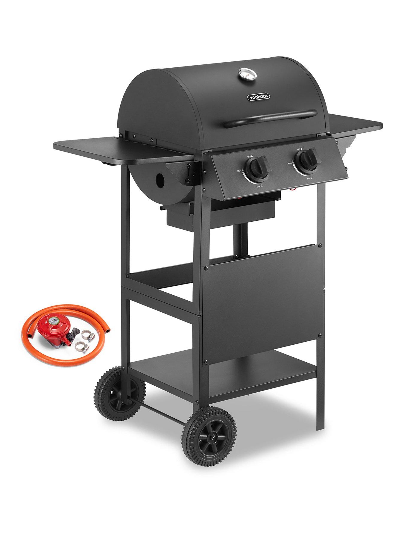  image of vonhaus-barrel-2-burner-gas-bbq
