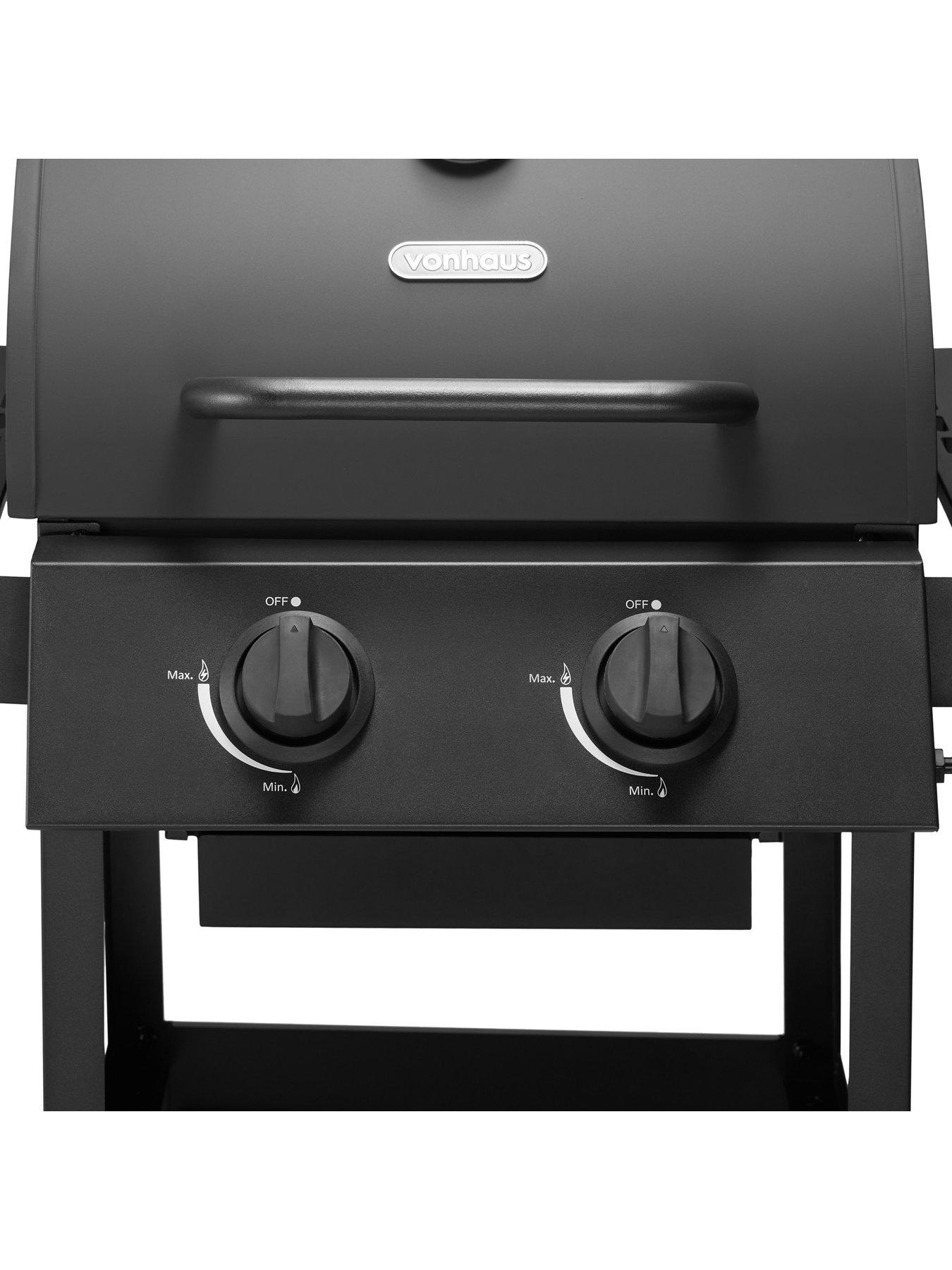  image of vonhaus-barrel-2-burner-gas-bbq